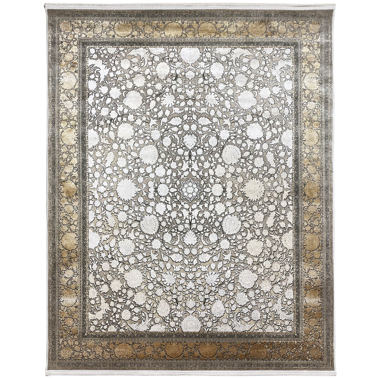 Tappeto argento-oro 170x240cm