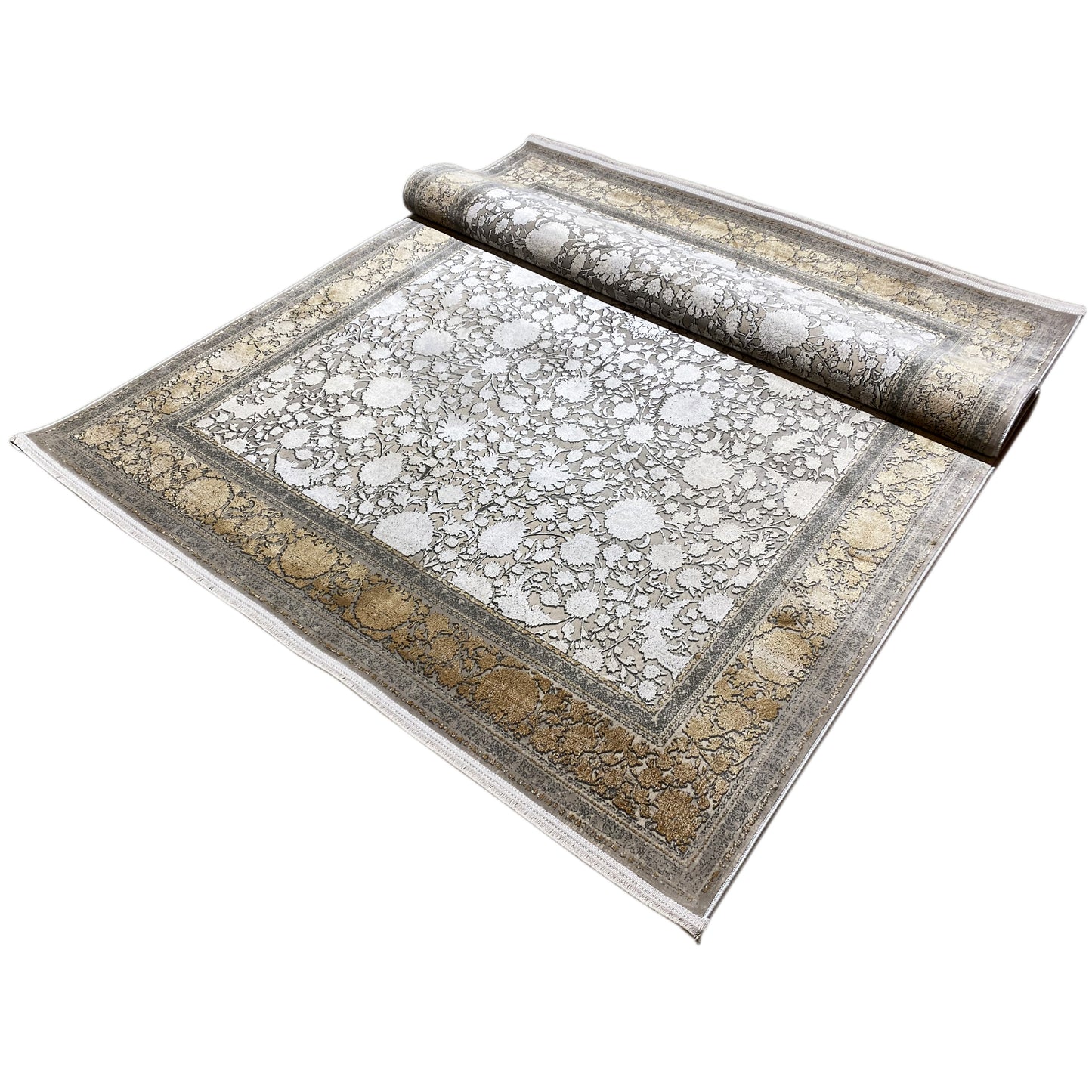 Tappeto argento-oro 170x240cm