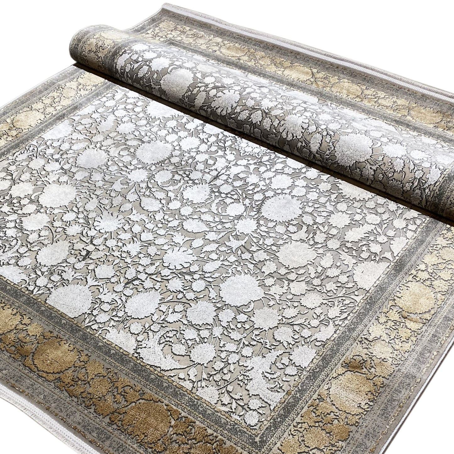 Tappeto argento-oro 170x240cm