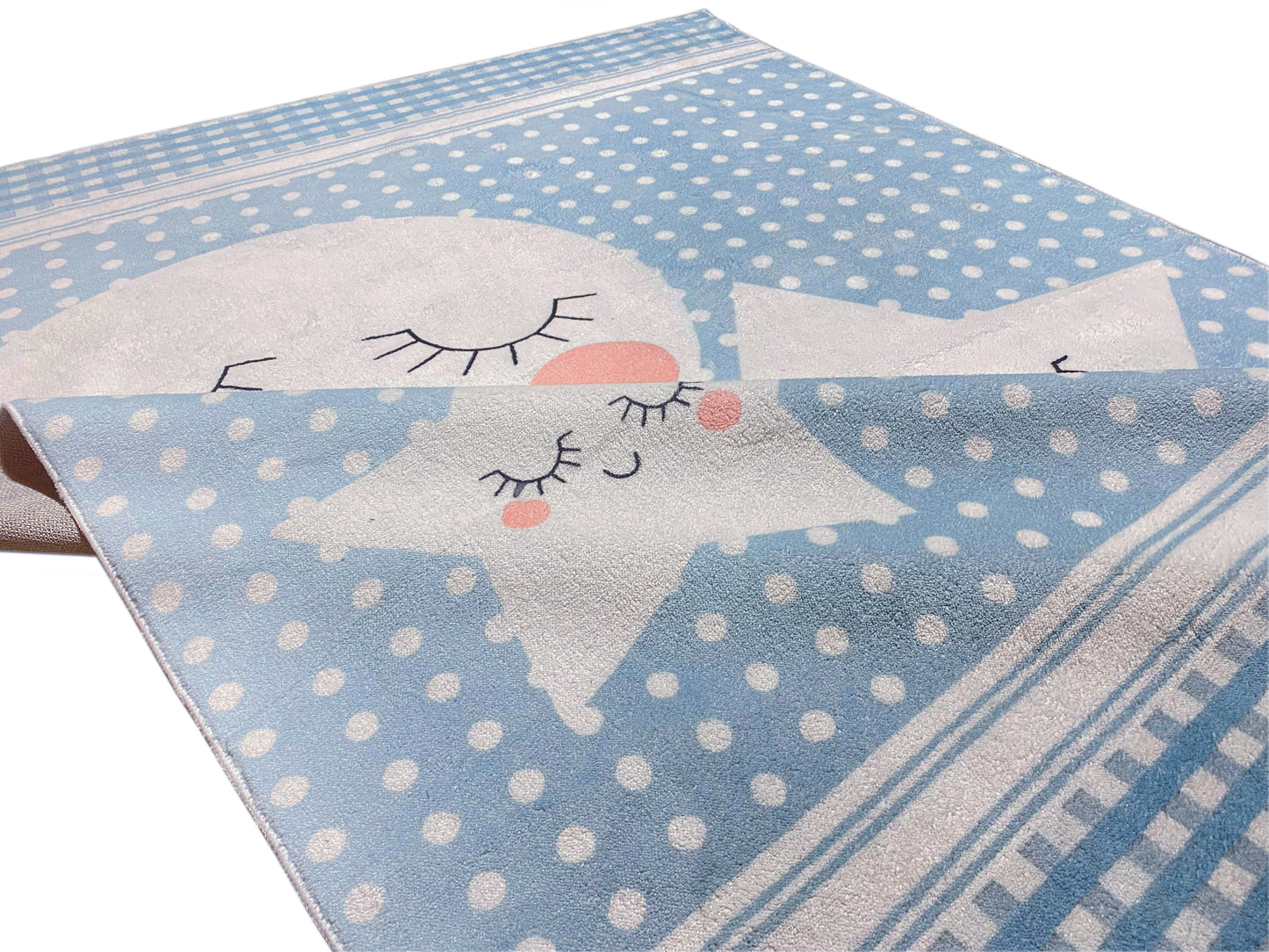 Tappeto per bambini "Mondo delle stelle", blu, 160x230 cm