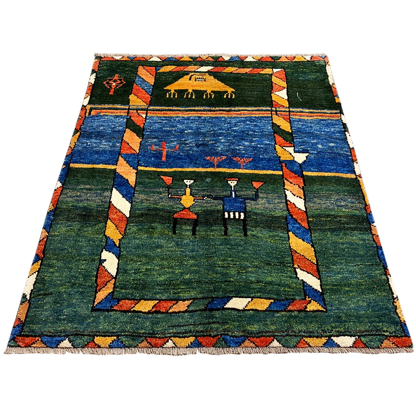 Gabbeh Teppich 170x140 cm