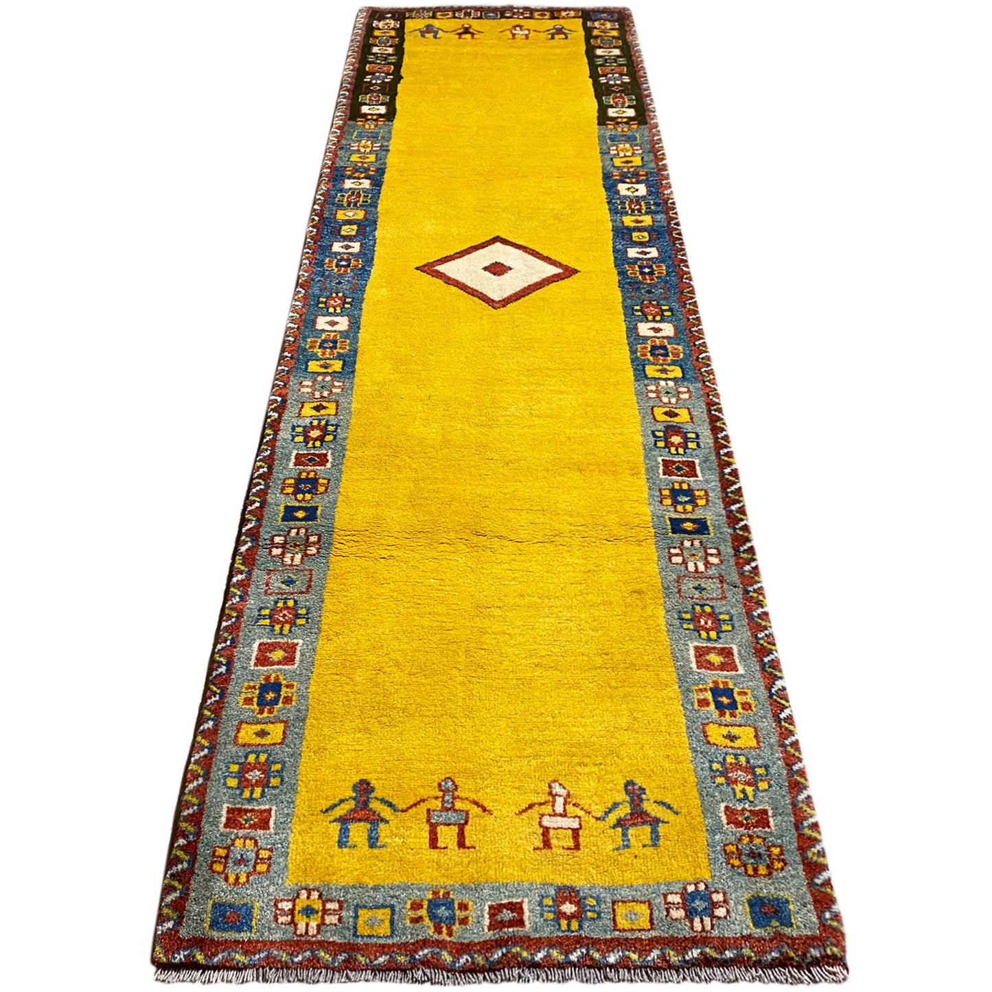 Gabbeh Läufer 303x88 cm