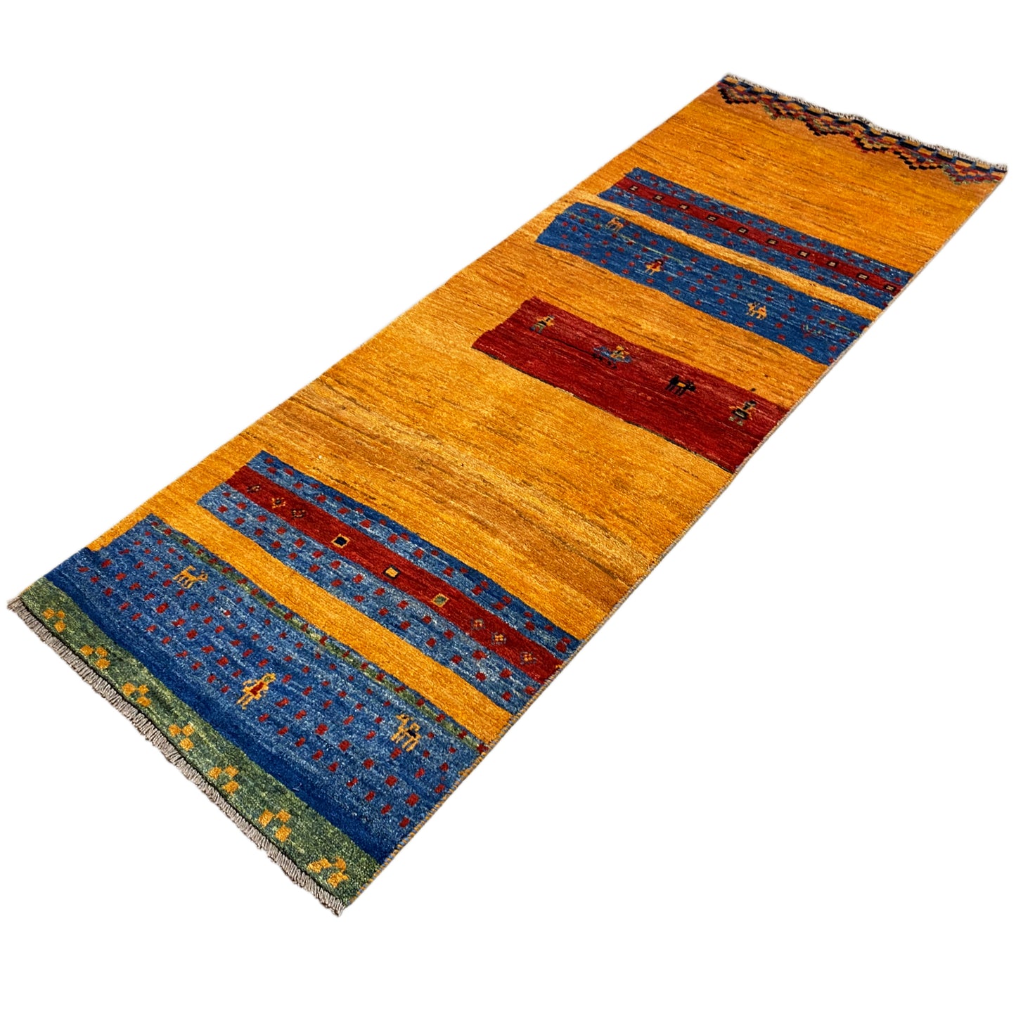 Gabbeh Teppich 220x77 cm