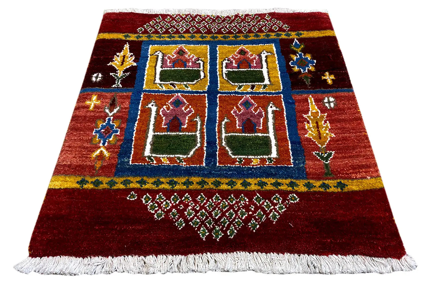 Gabbeh Teppich Lori 56x56 cm - German Carpet Shop