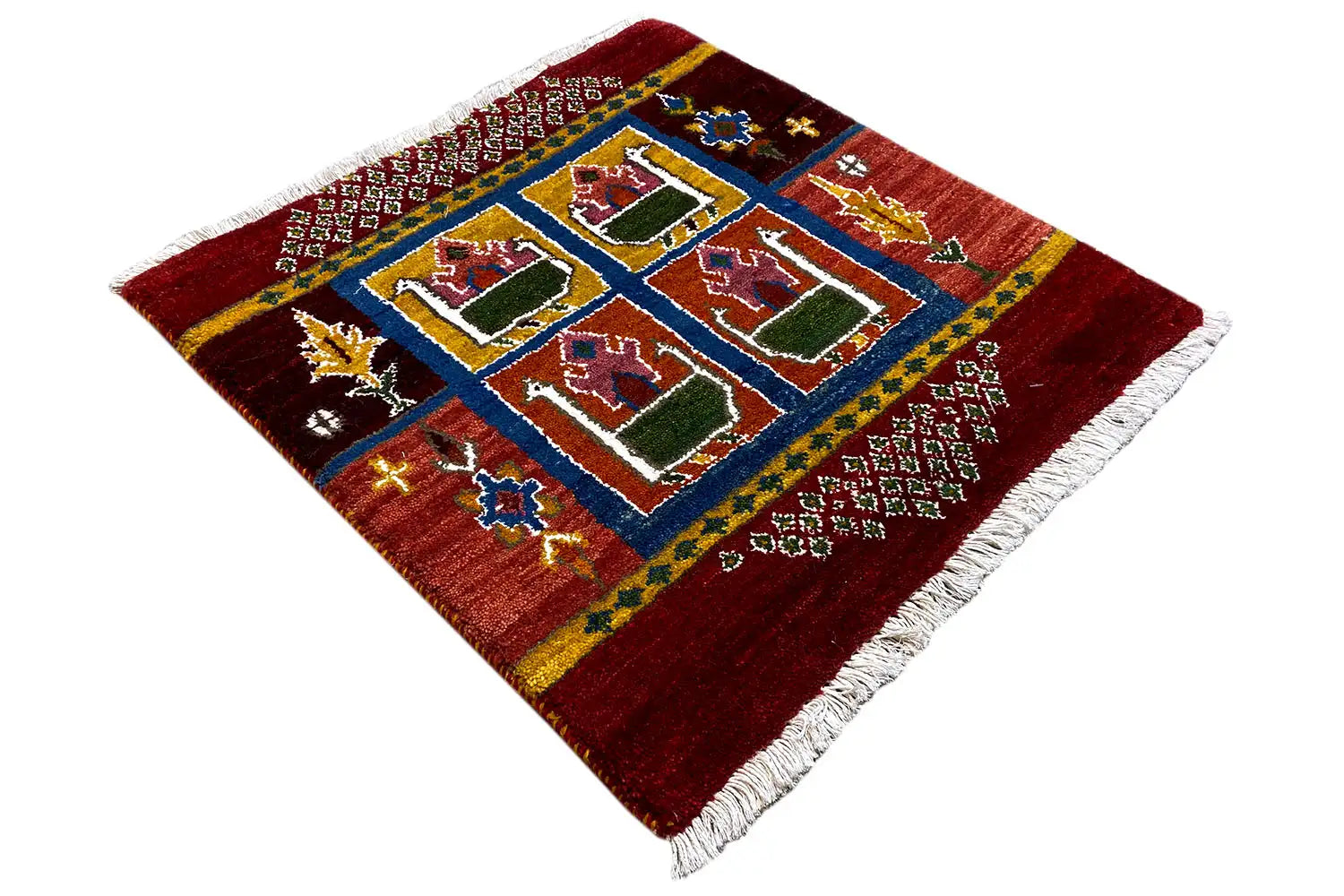 Gabbeh Teppich Lori 56x56 cm - German Carpet Shop