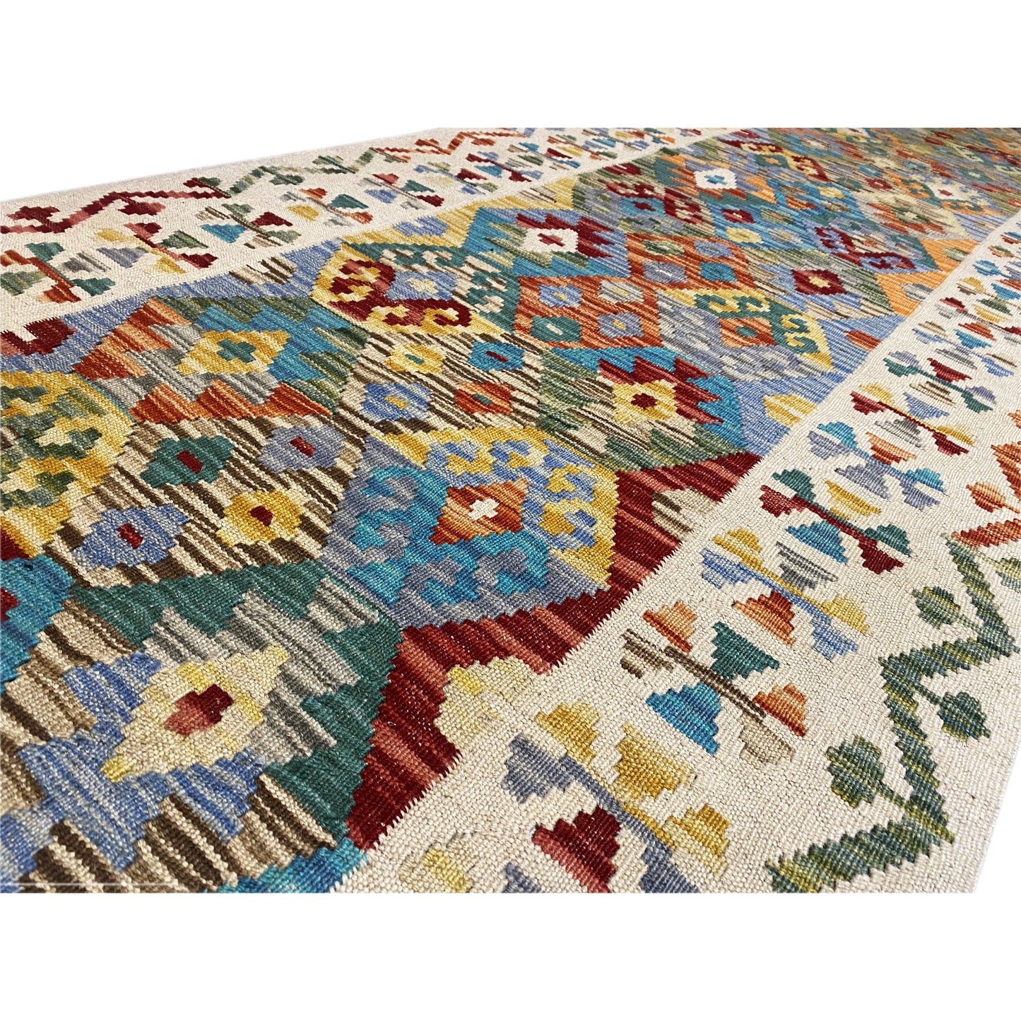 Kelim Läufer Afghan 386x87cm