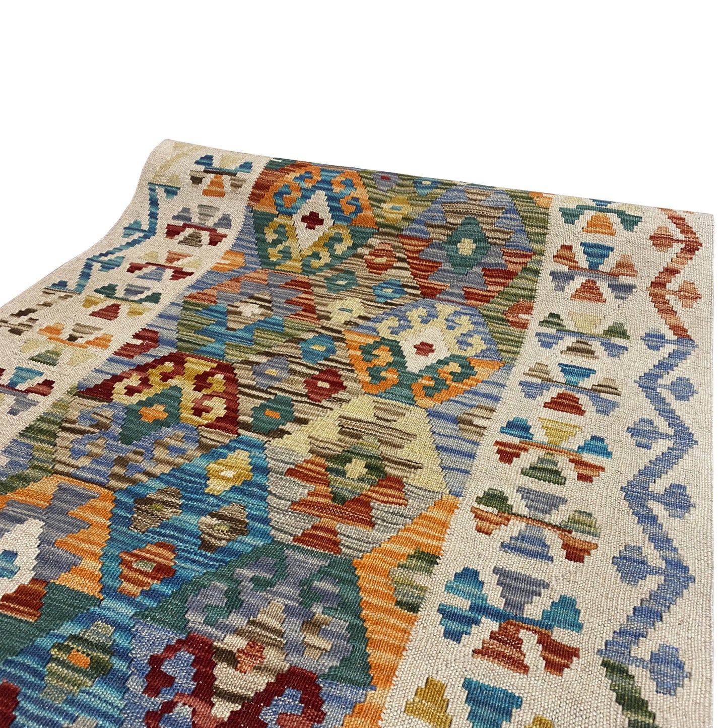 Kelim Läufer Afghan 386x87cm