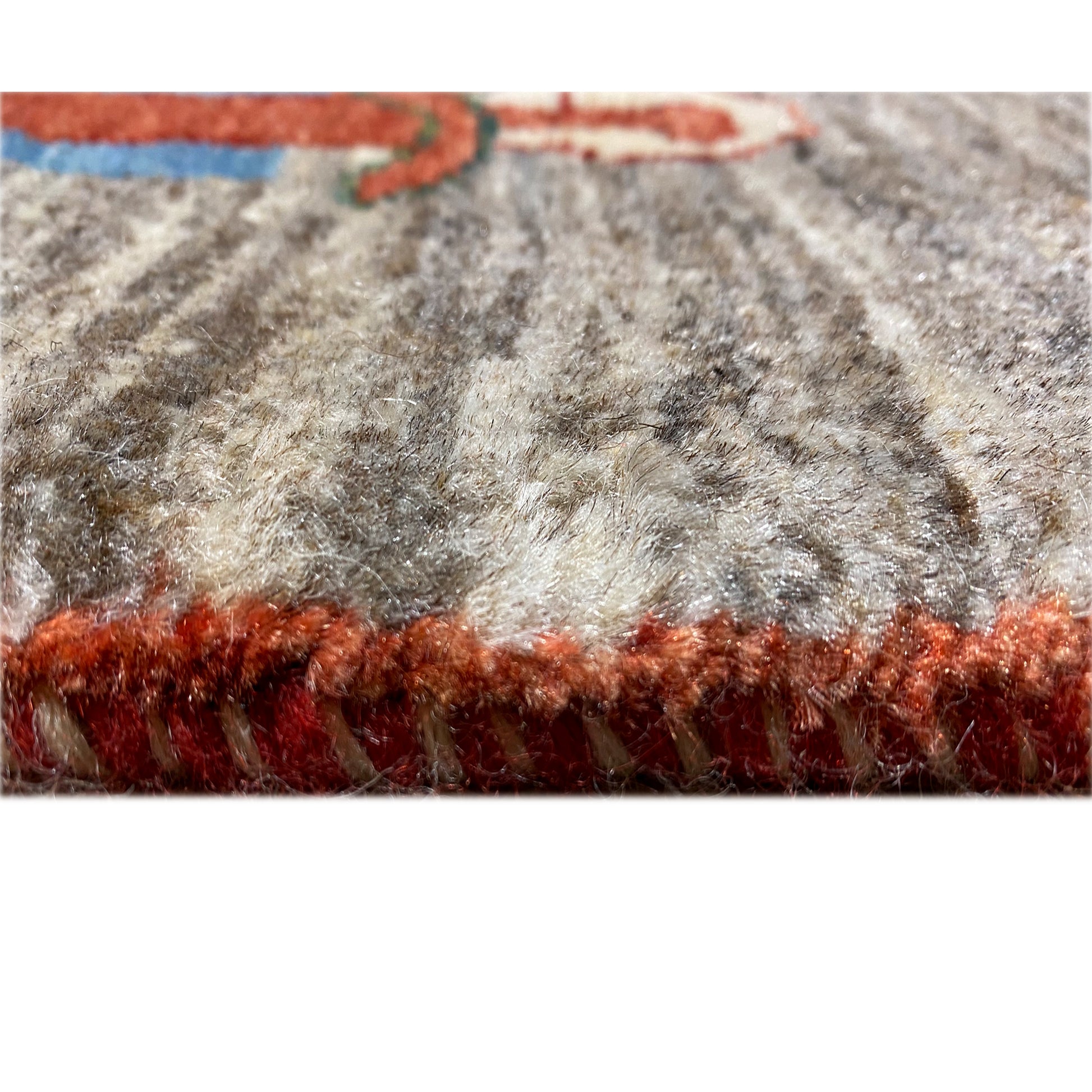 Löwen Gabbeh Teppich 117x79 cm - German Carpet Shop