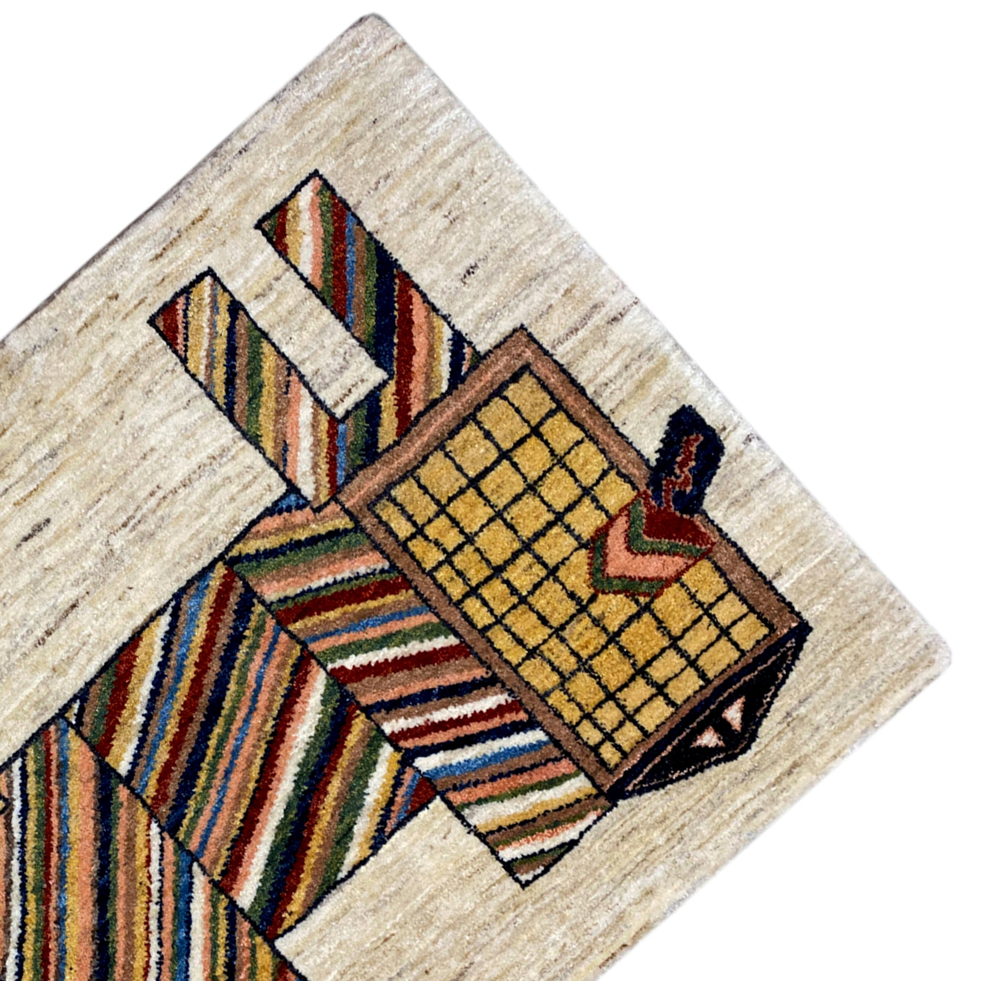 Beiger Teppich 117x79 cm - German Carpet Shop