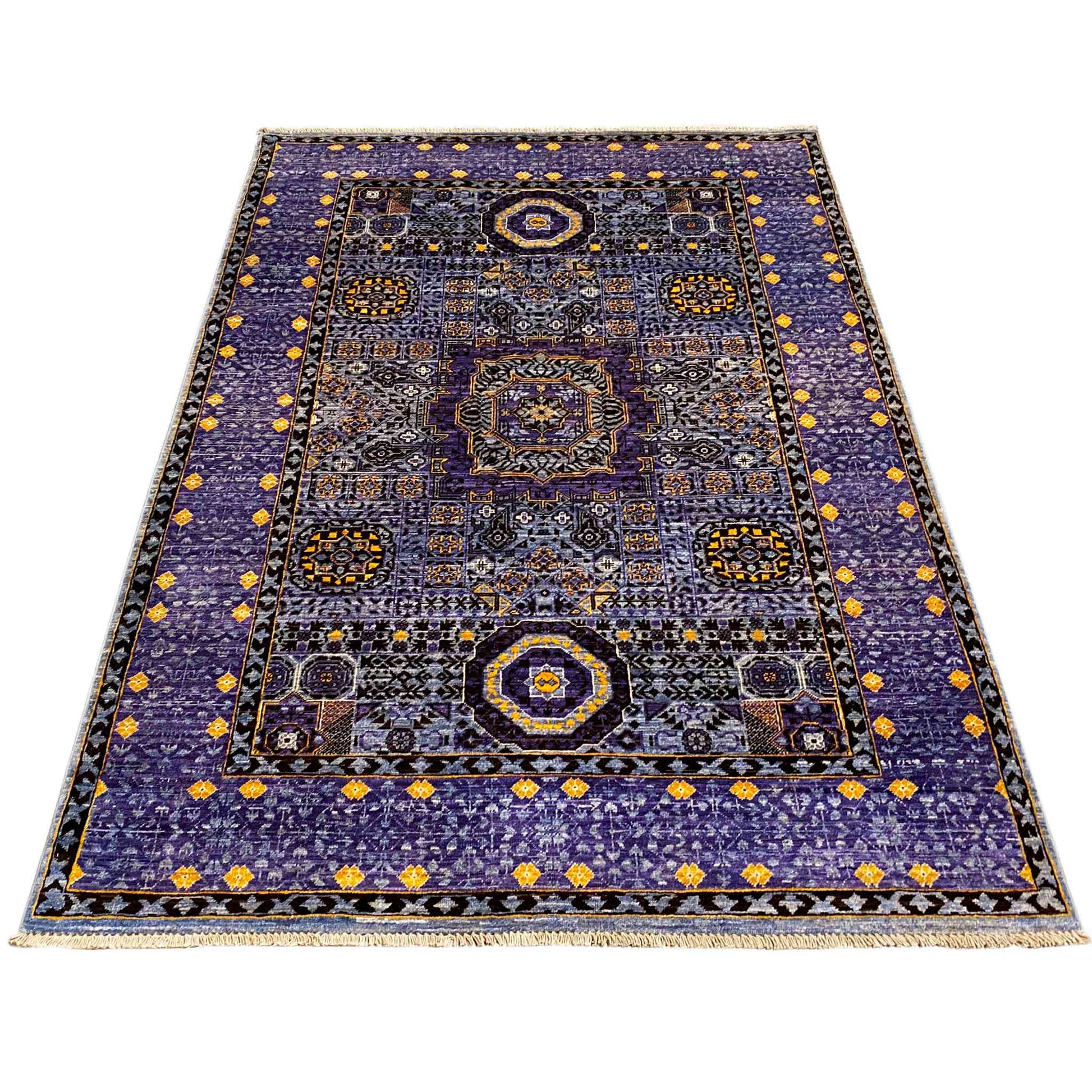 Handgeknüpfter Mamluk Teppich 185x135 cm - German Carpet Shop