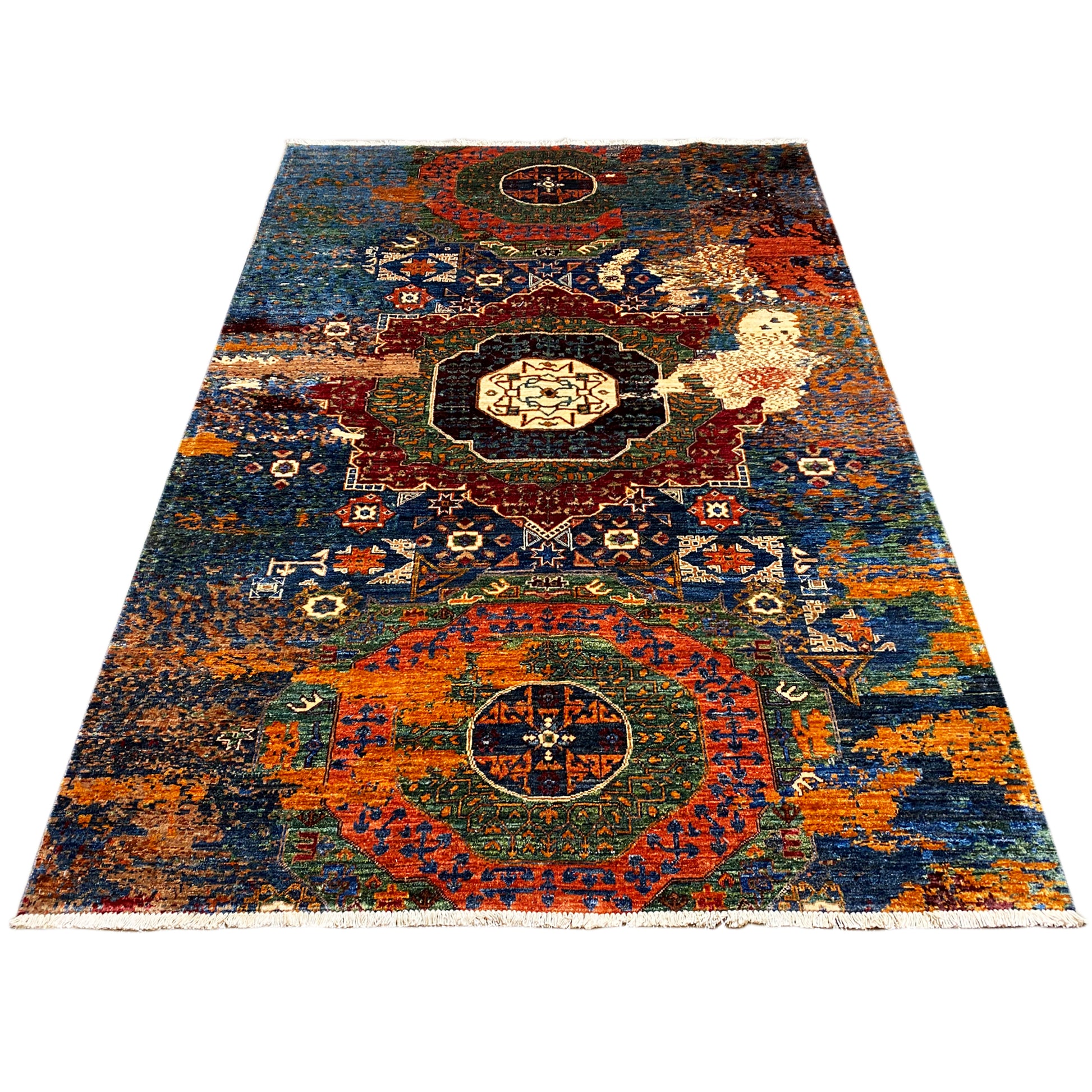 Handgeknüpfter Mamluk Teppich 242x171 cm - German Carpet Shop