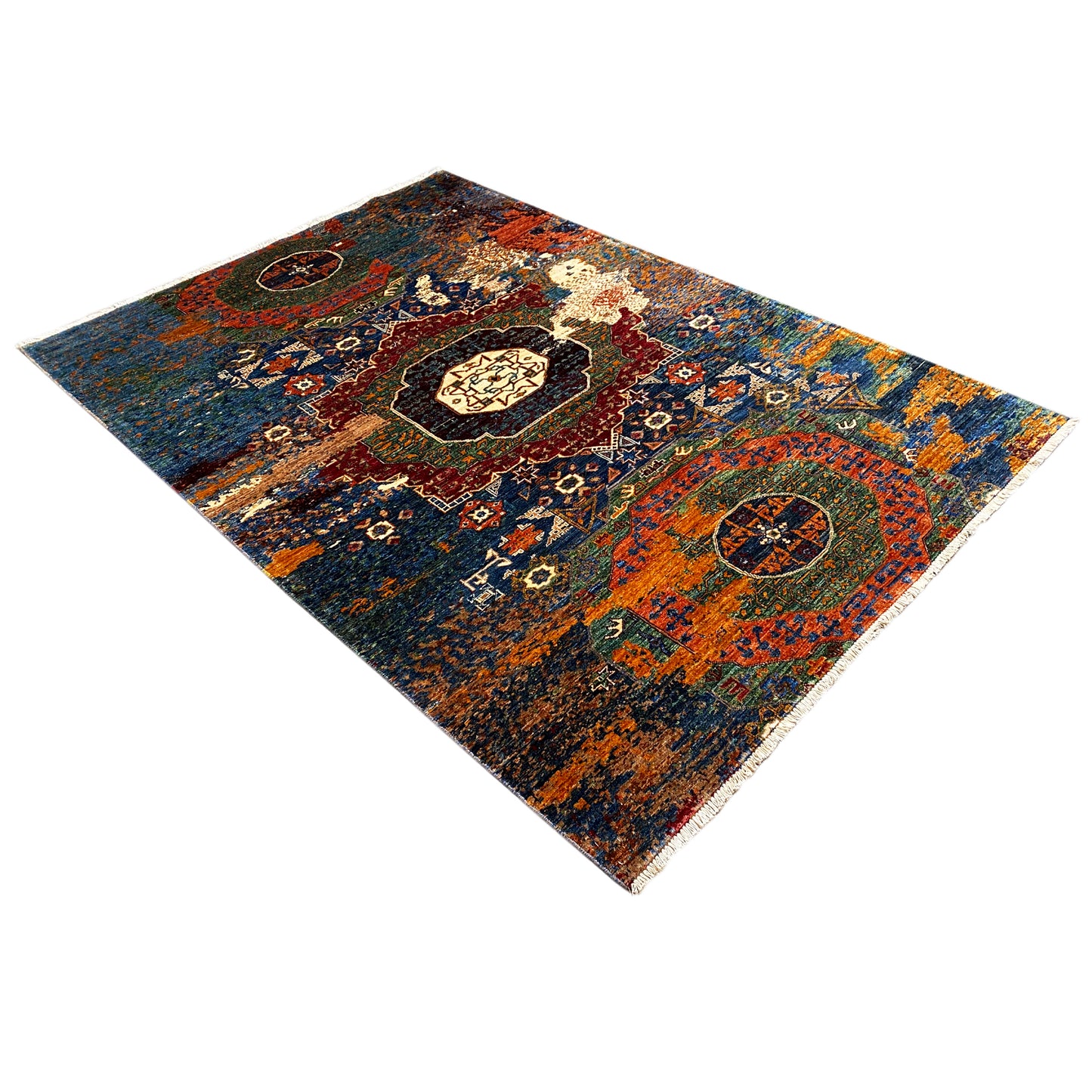 Handgeknüpfter Mamluk Teppich 242x171 cm - German Carpet Shop