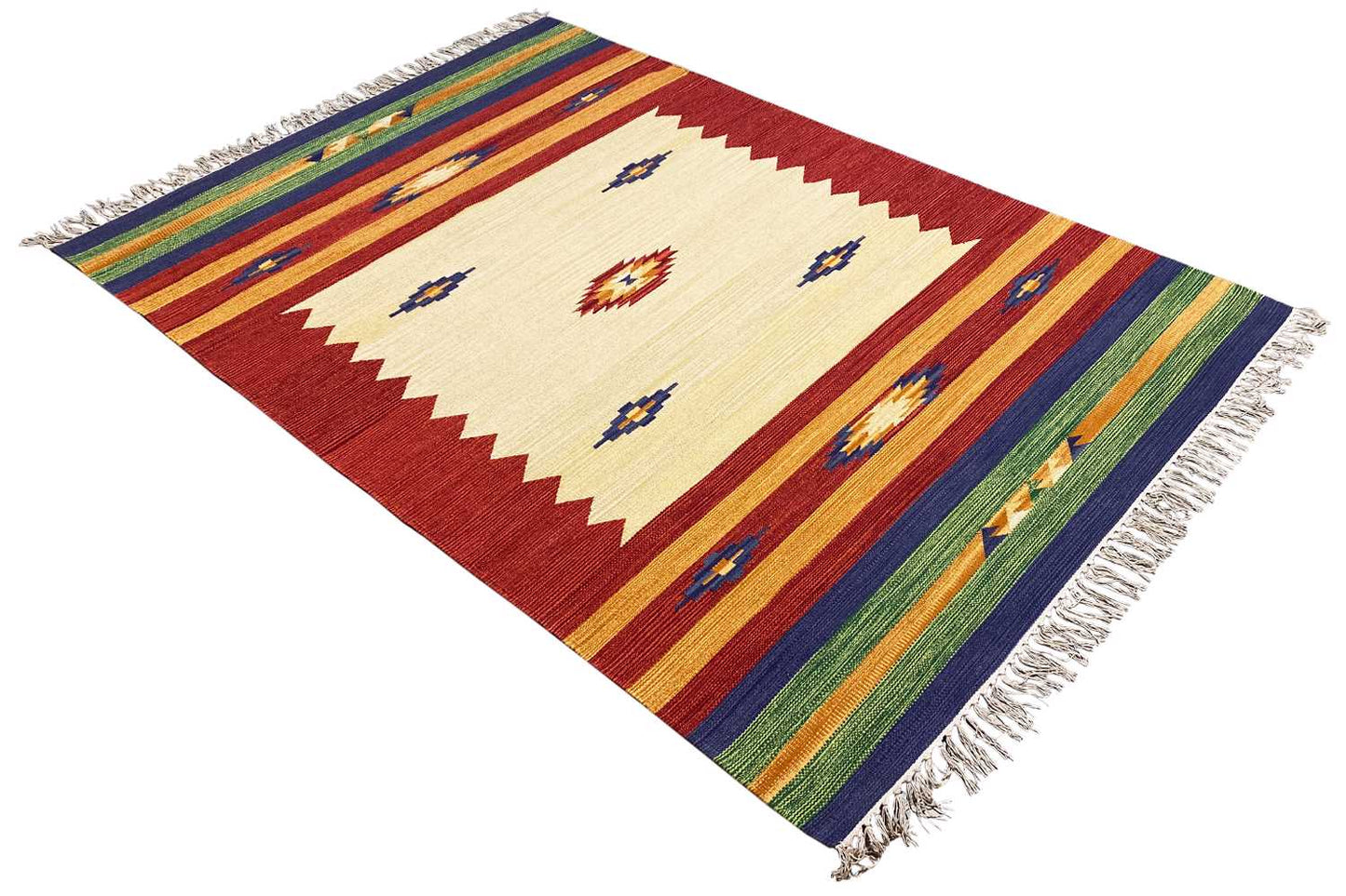 Moderner Kelim Teppich - Samak (140X200 cm) - German Carpet Shop
