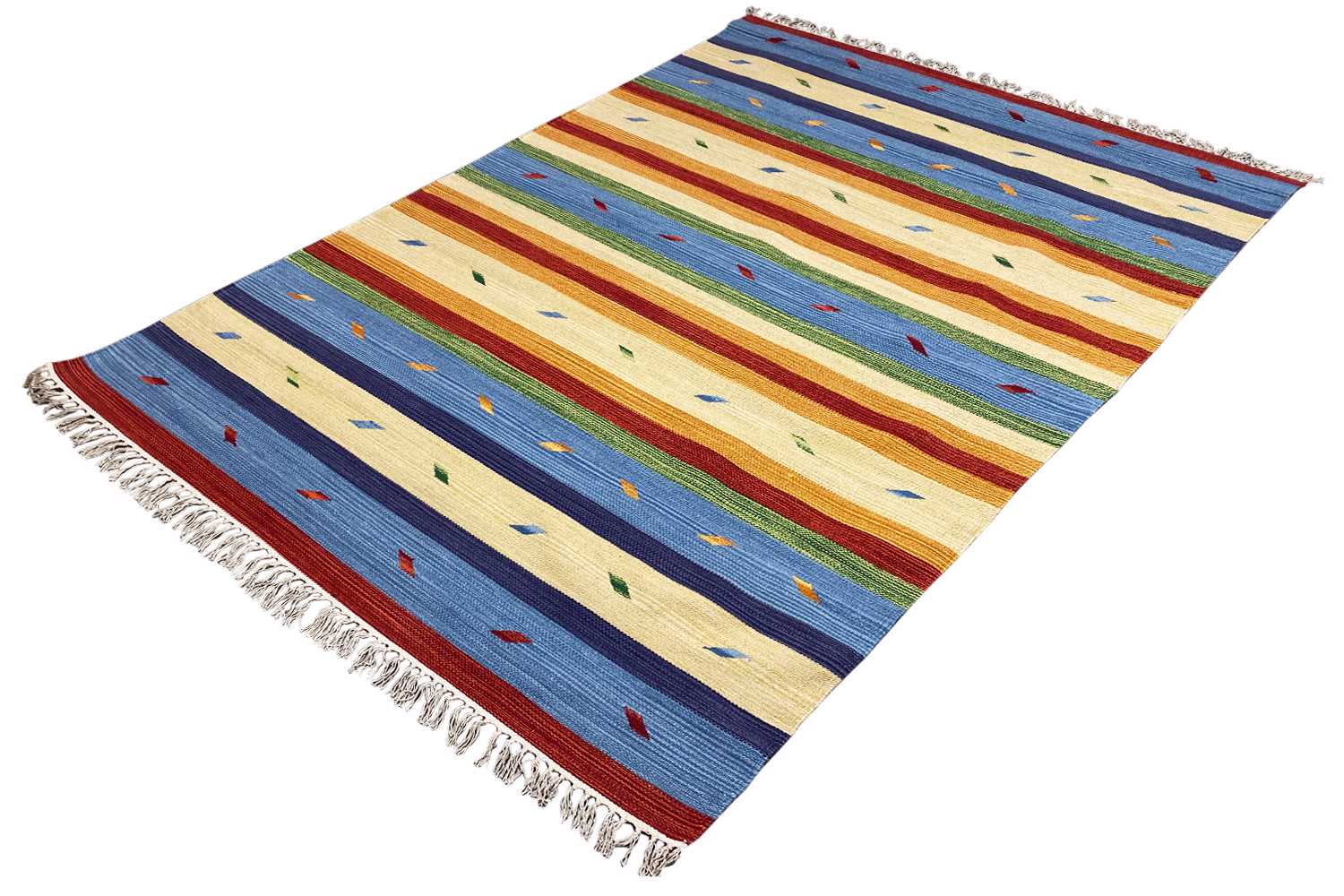 Moderner Kelim Teppich - Samak (140X200 cm) - German Carpet Shop