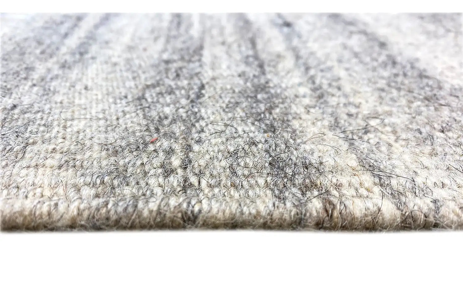 Beiger Kelim Dhurrie Streifen 230x160 cm - German Carpet Shop