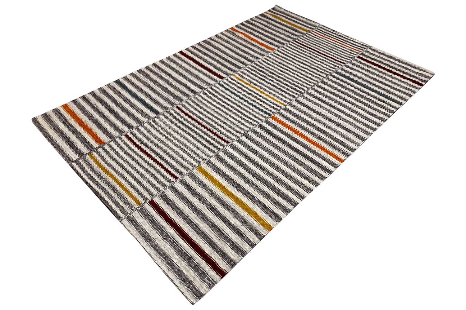 Moderne Kelim - Dhurrie - (245x157 cm) - German Carpet Shop