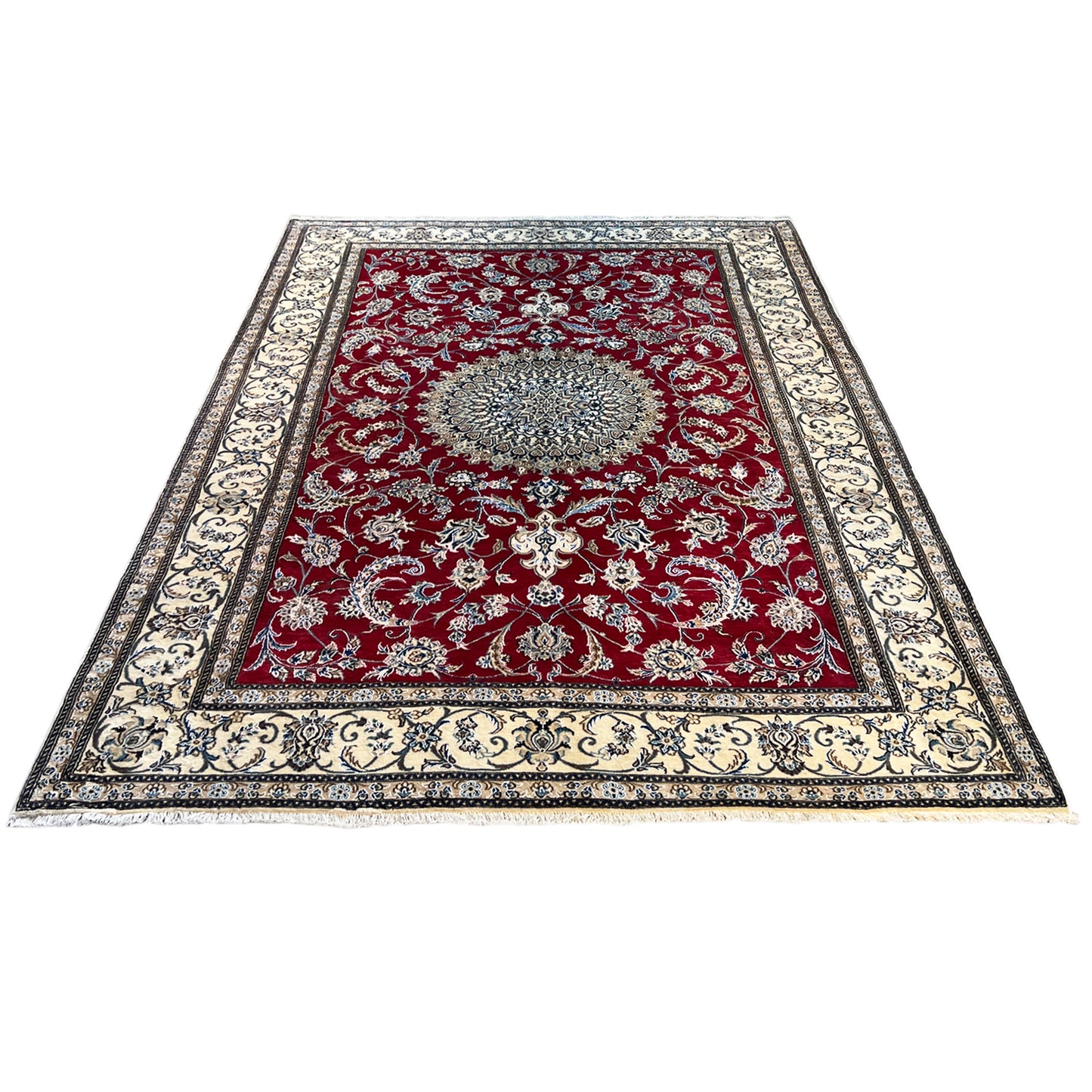 Nain Teppich Wolle 307x203 cm - Premium Nain Teppiche from German Carpet Shop - Just €1090! Shop now at German Carpet Shop