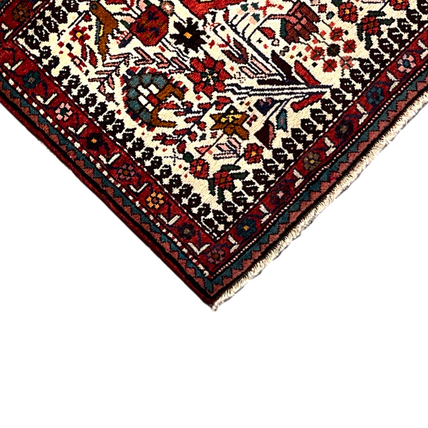 Poshti Teppich, Bunt, 104x68cm - Premium Poshti Teppich from German Carpet Shop - Just €199! Shop now at German Carpet Shop