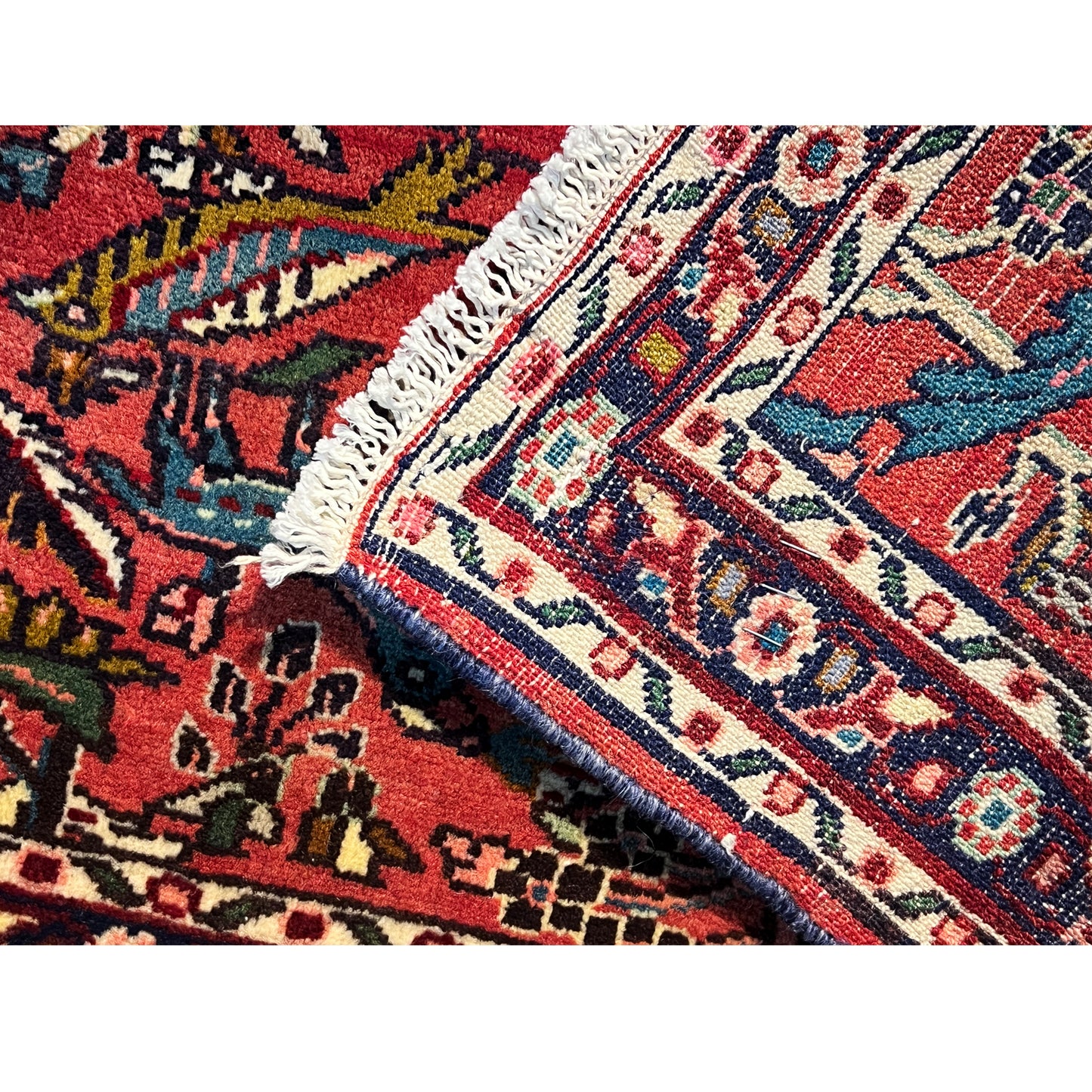 Poshti Teppich, Rot, 77x51cm - Premium Poshti Teppich from German Carpet Shop - Just €170! Shop now at German Carpet Shop