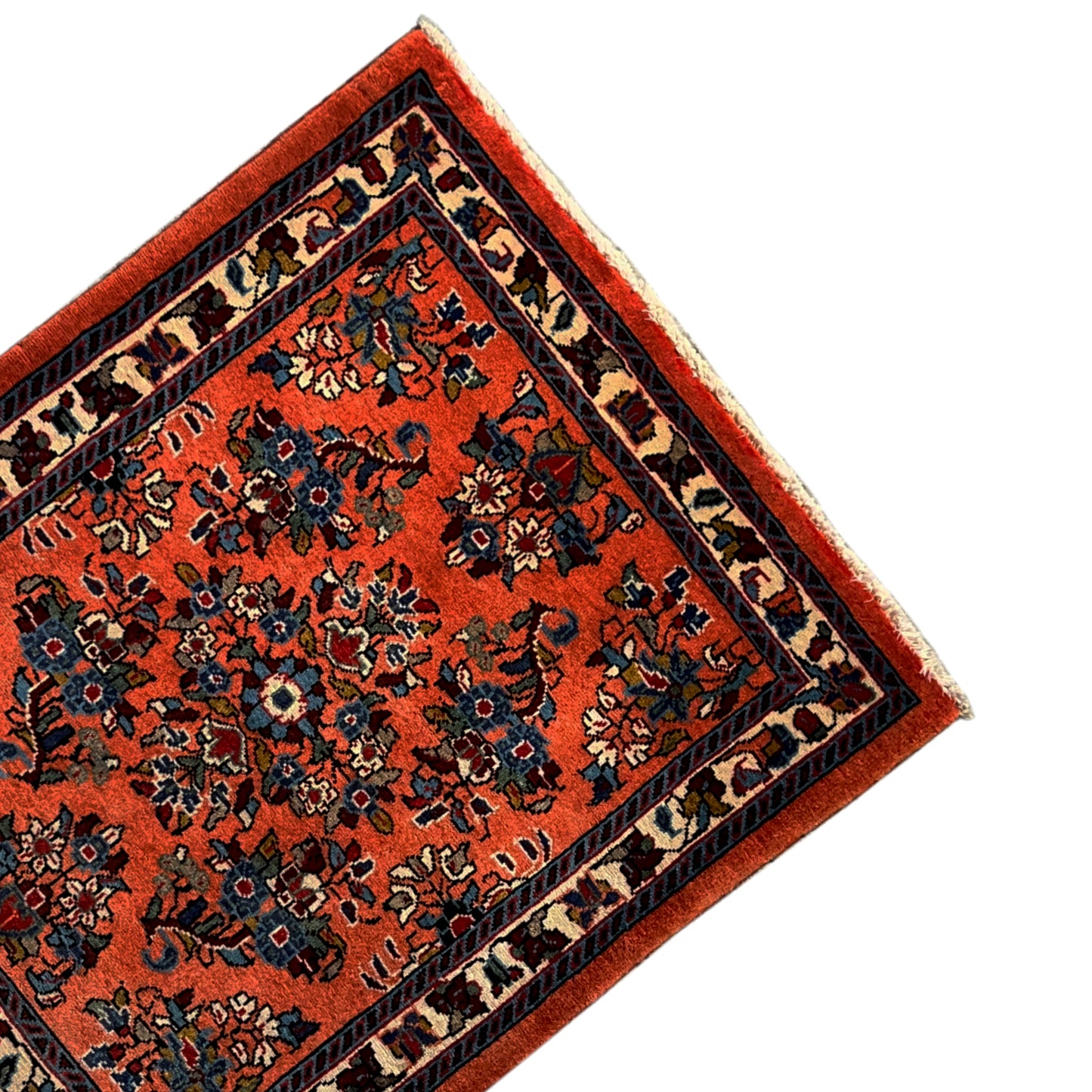 Poshti Teppich, Orange, 80x68cm - Premium Poshti Teppich from German Carpet Shop - Just €149! Shop now at German Carpet Shop