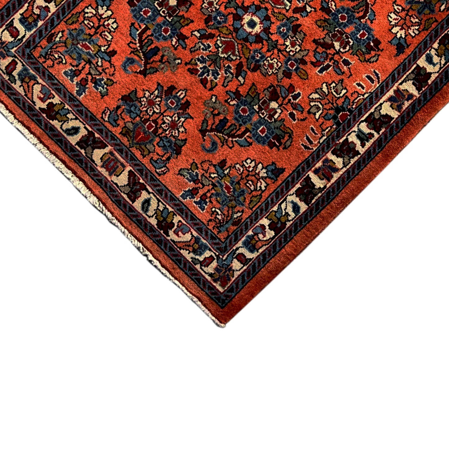 Poshti Teppich, Orange, 80x68cm - Premium Poshti Teppich from German Carpet Shop - Just €149! Shop now at German Carpet Shop