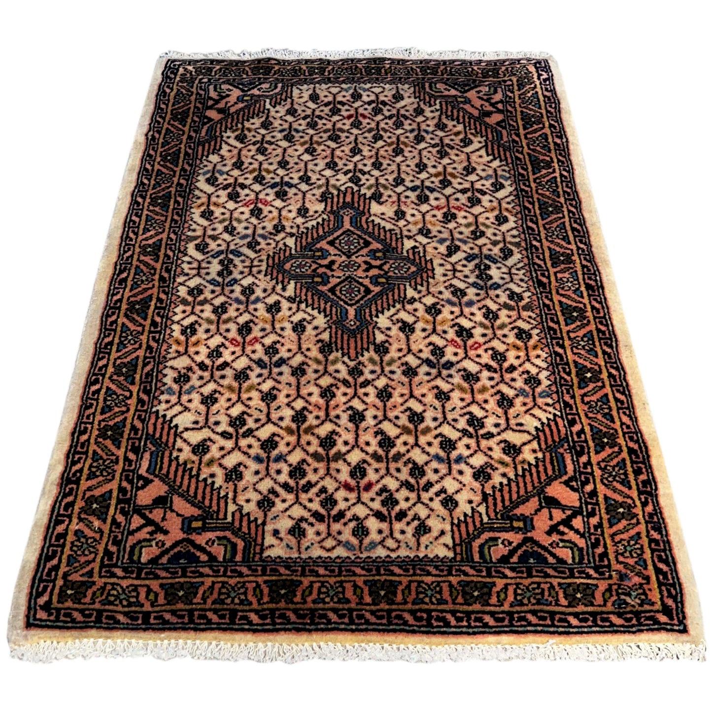 Poshti Teppich, Beige, 92x61cm - Premium Poshti Teppich from German Carpet Shop - Just €199! Shop now at German Carpet Shop