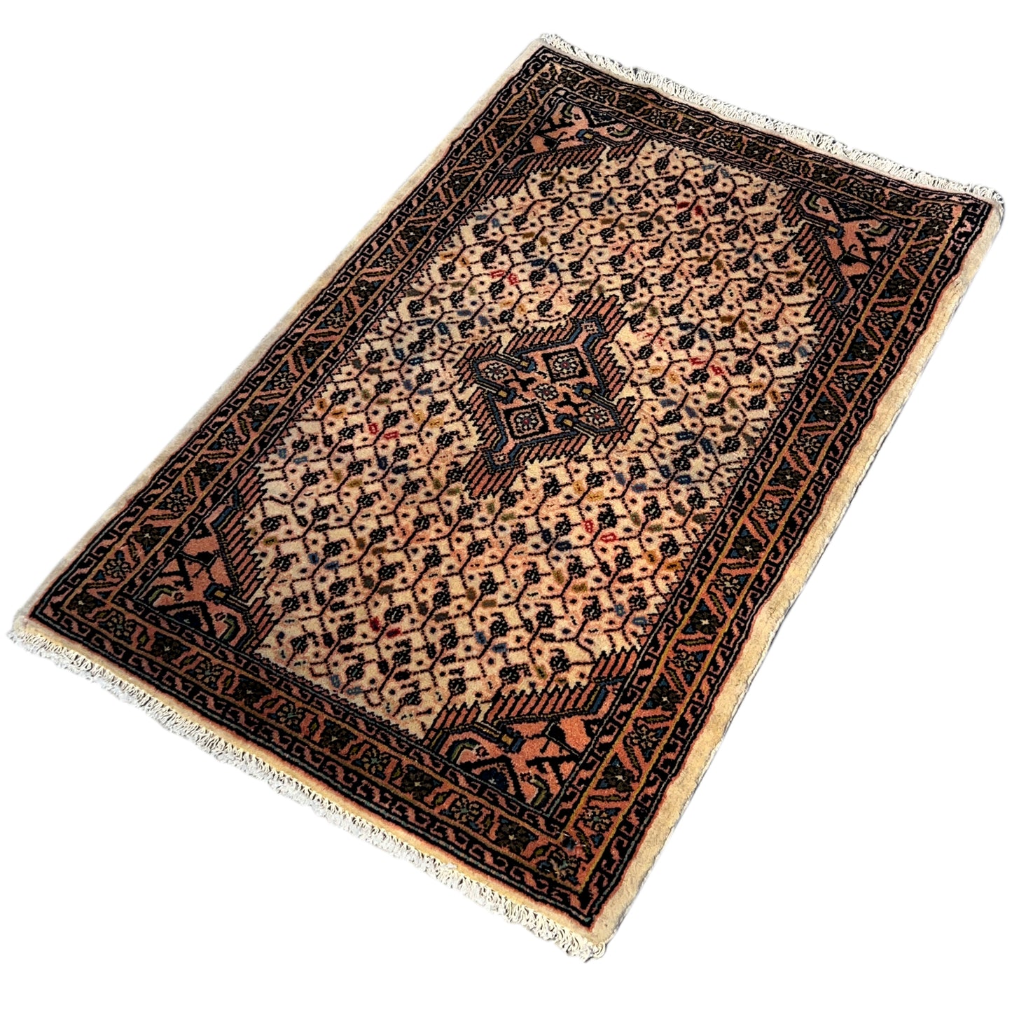 Poshti Teppich, Beige, 92x61cm - Premium Poshti Teppich from German Carpet Shop - Just €199! Shop now at German Carpet Shop
