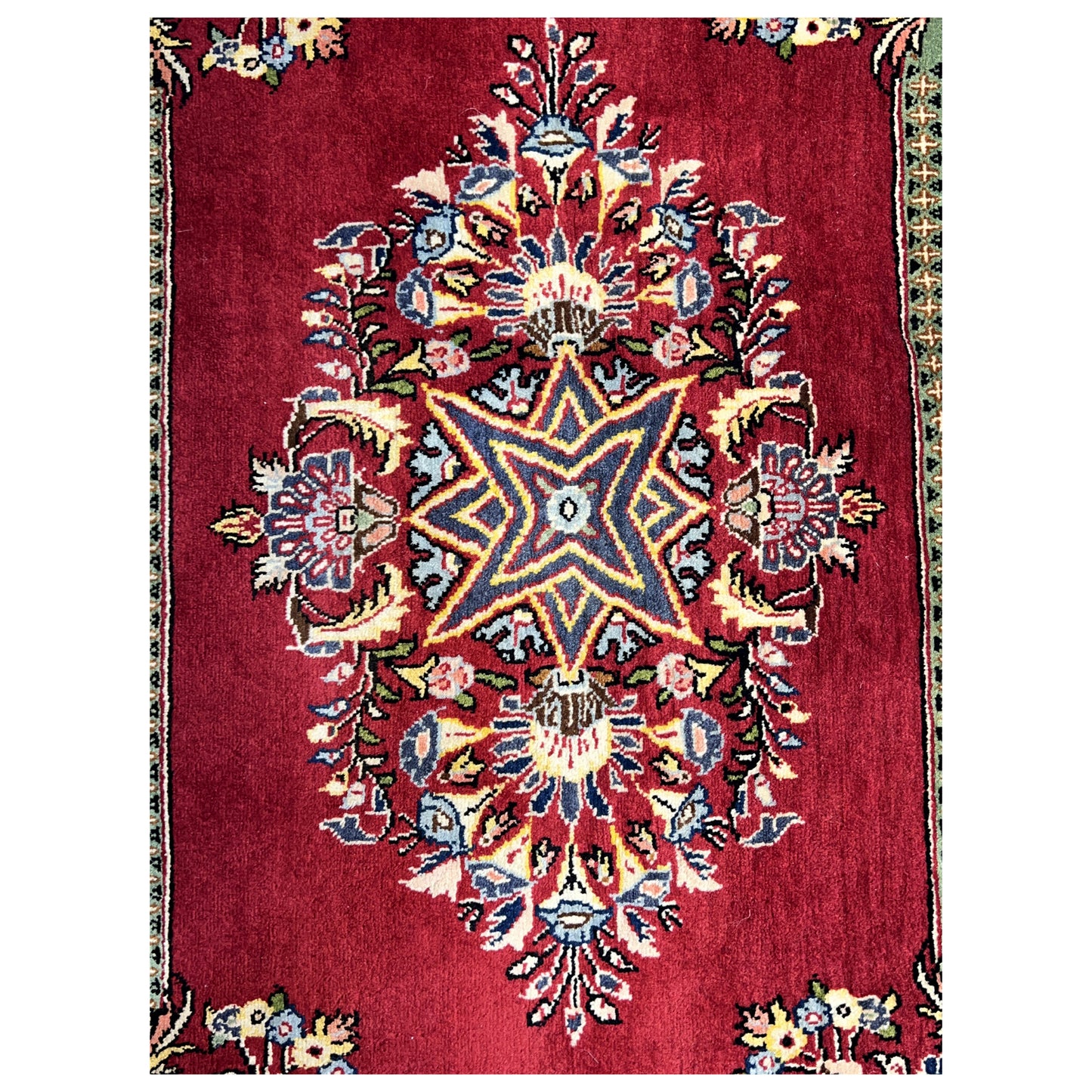 Roter Poshti Teppich 93x66 cm - Premium Poshti Teppich from German Carpet Shop - Just €0! Shop now at German Carpet Shop