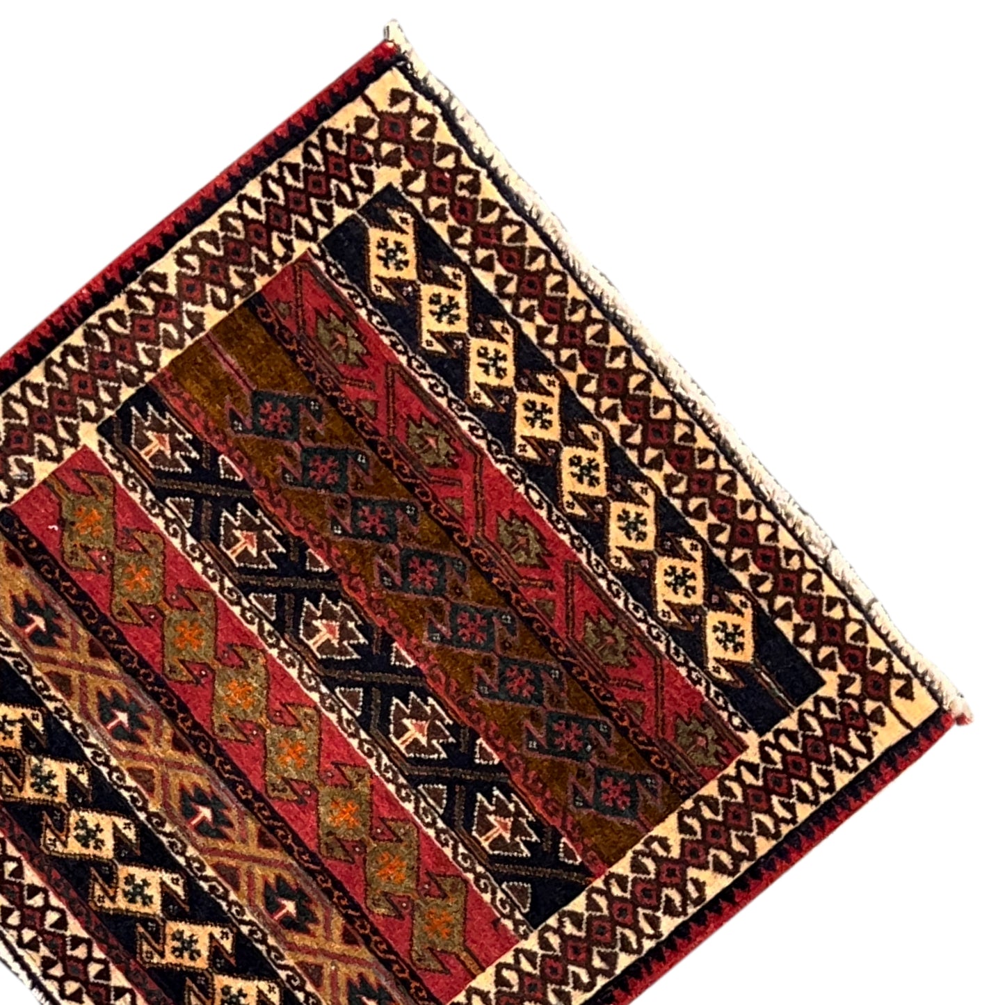 Poshti Teppich, Bunt, 56x60cm - Premium Poshti Teppich from German Carpet Shop - Just €140! Shop now at German Carpet Shop