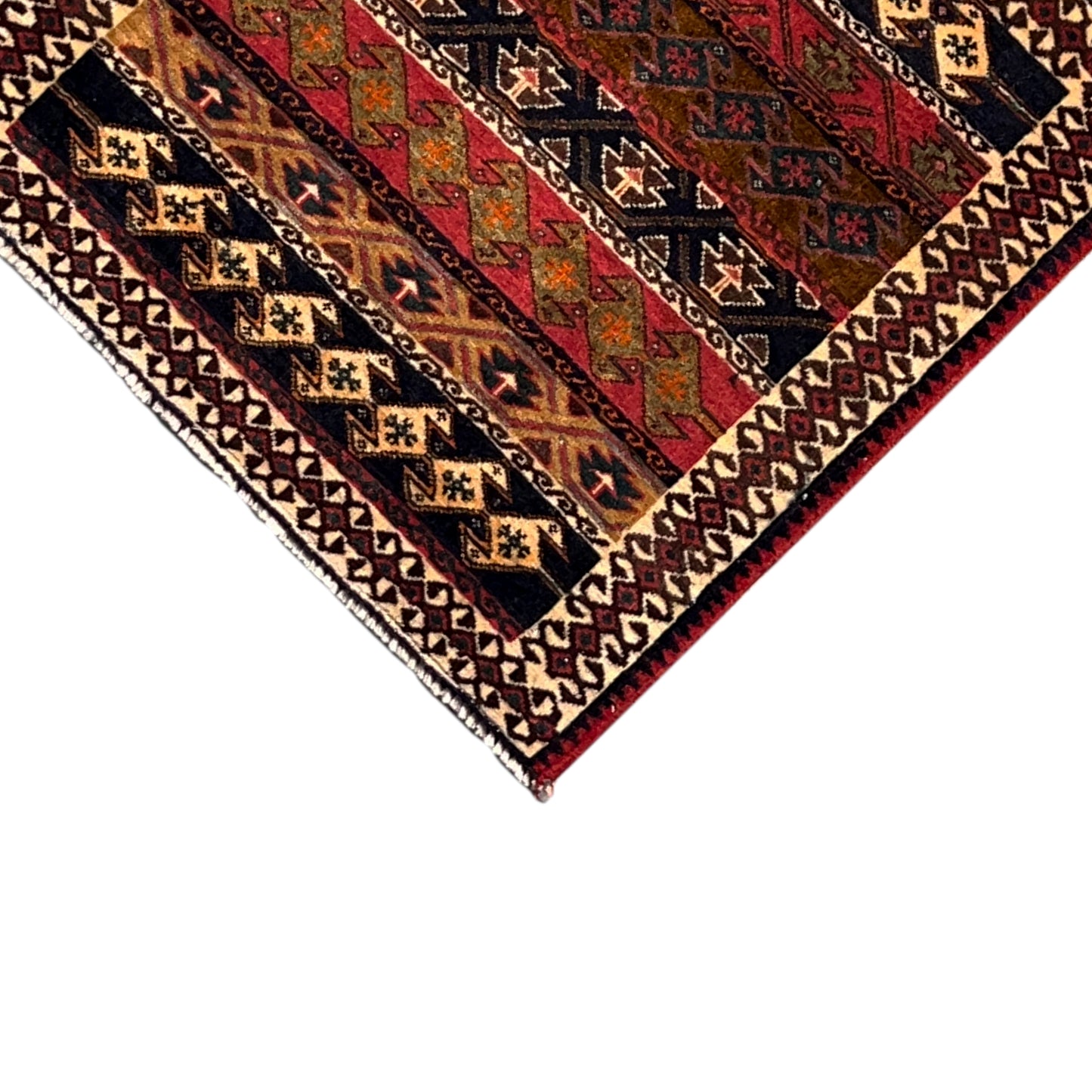 Poshti Teppich, Bunt, 56x60cm - Premium Poshti Teppich from German Carpet Shop - Just €140! Shop now at German Carpet Shop