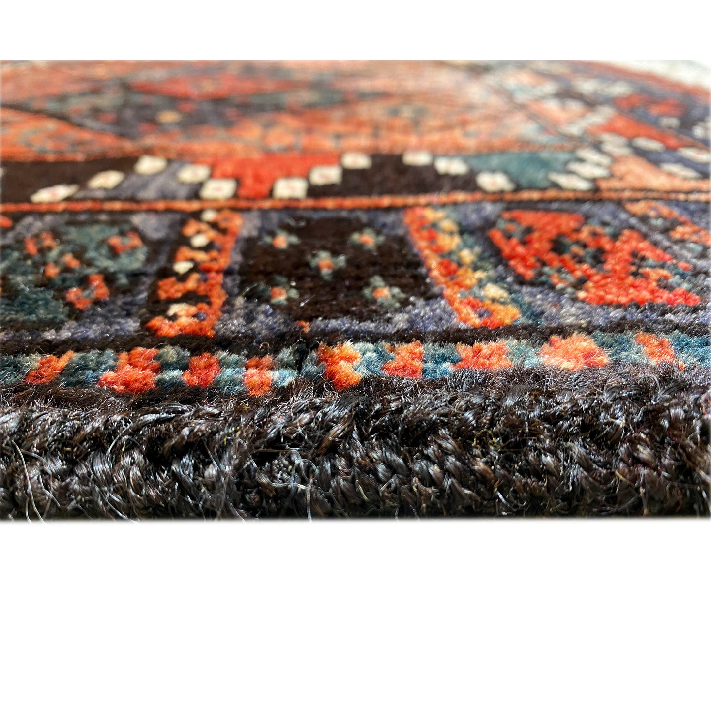 Hamedan Poshti Teppich - 76x72 cm