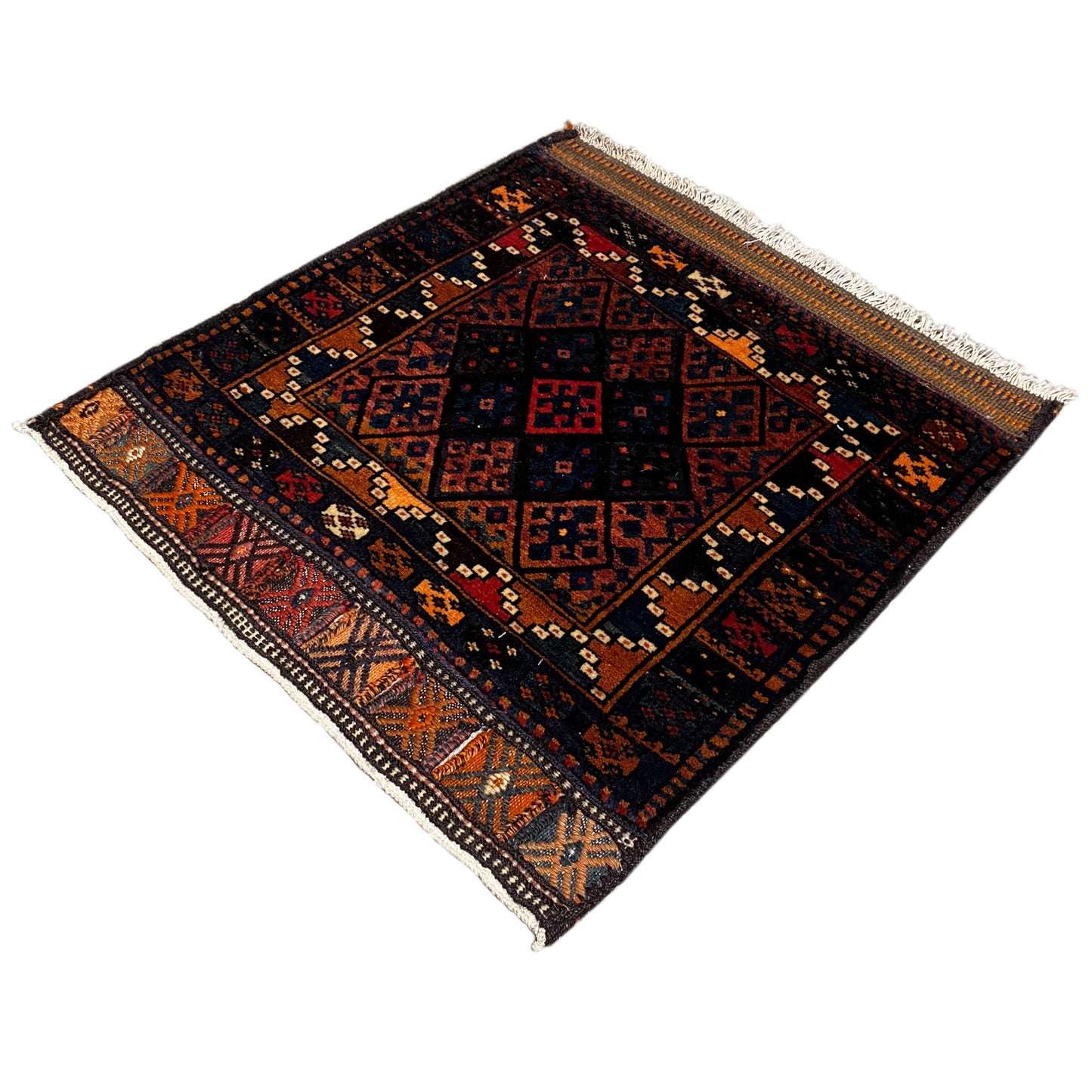 Hamedan Poshti Teppich - 82x72 cm