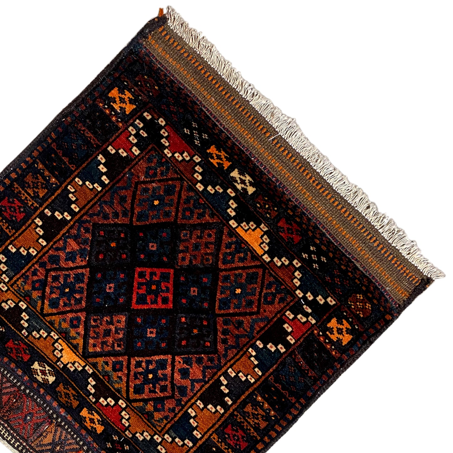 Hamedan Poshti Teppich - 82x72 cm