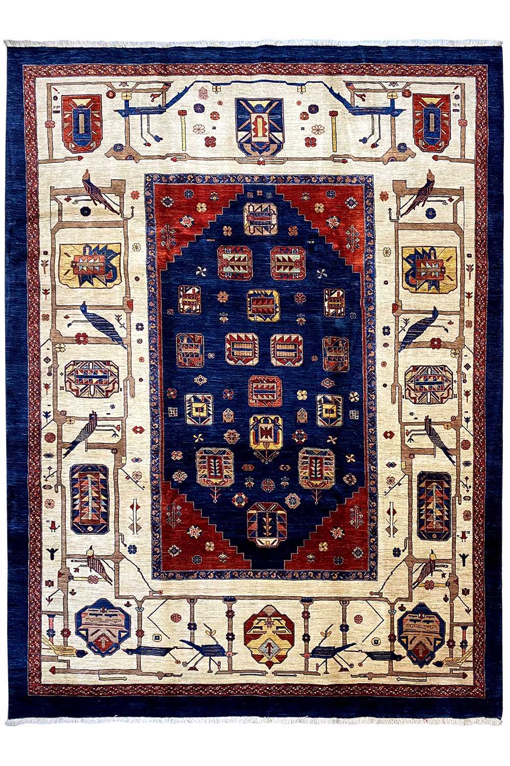 Qashqai Exklusiv Teppich - 700109 (341x251 cm) - Premium Teppich from German Carpet Shop - Just €4950! Shop now at German Carpet Shop