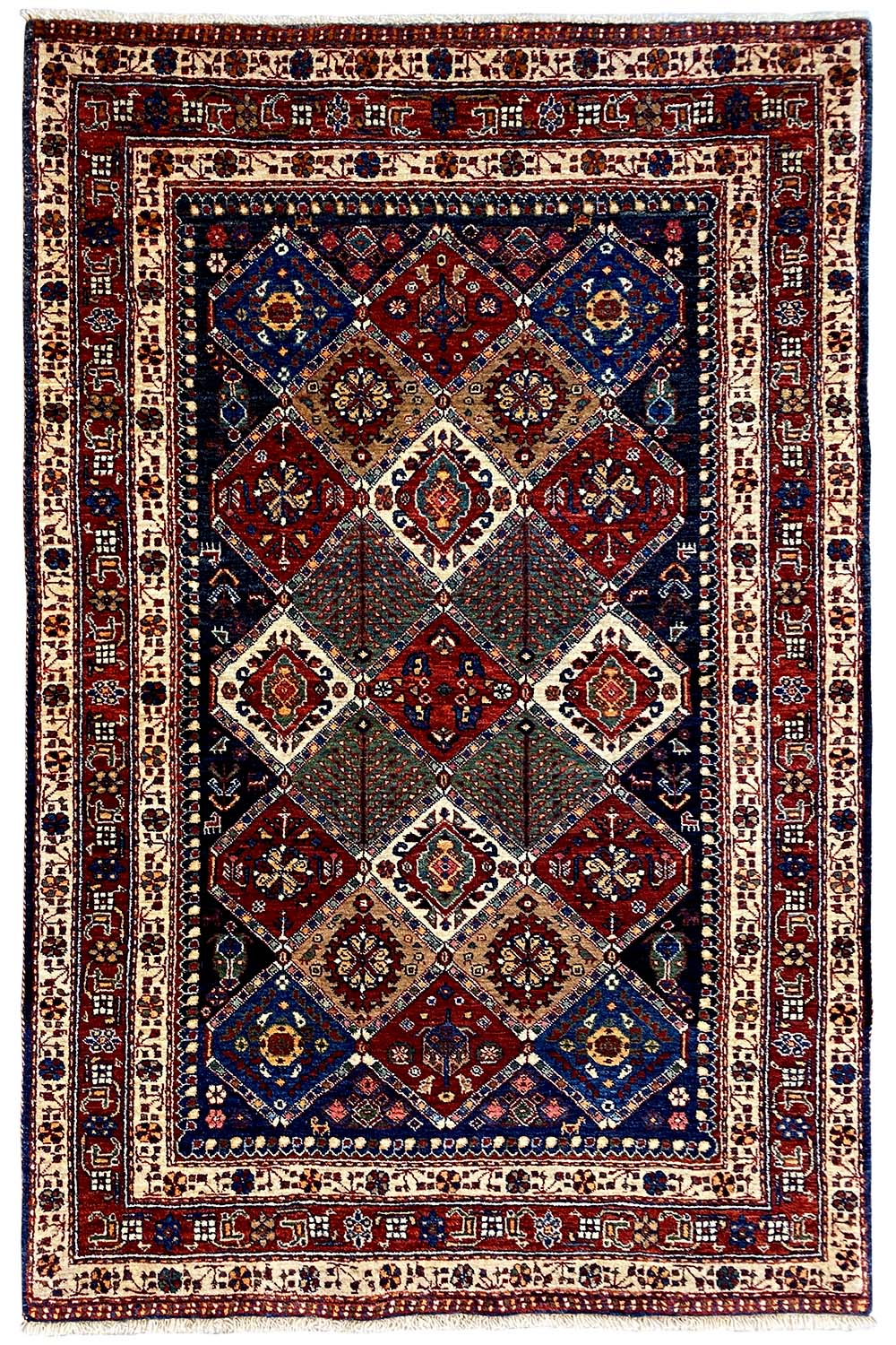Qashqai Exklusiv 9400087 - (167x103 cm) - Premium Teppich from German Carpet Shop - Just €1200! Shop now at German Carpet Shop