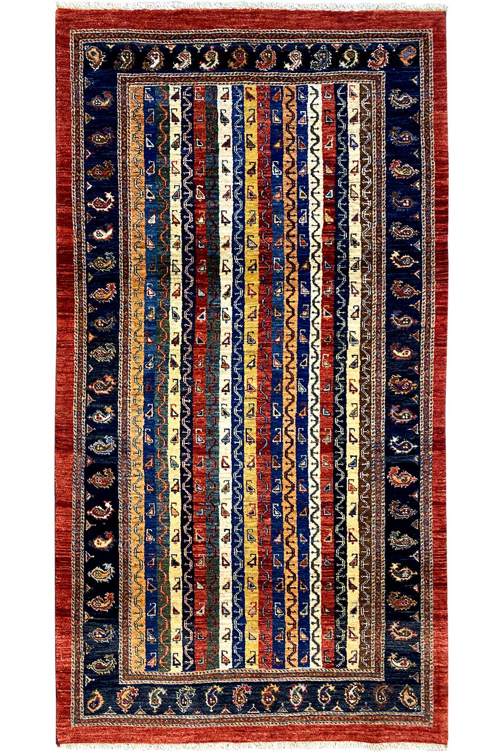 Qashqai Exklusiv 9701445 - (193x101 cm) - Premium Teppich from German Carpet Shop - Just €1490! Shop now at German Carpet Shop