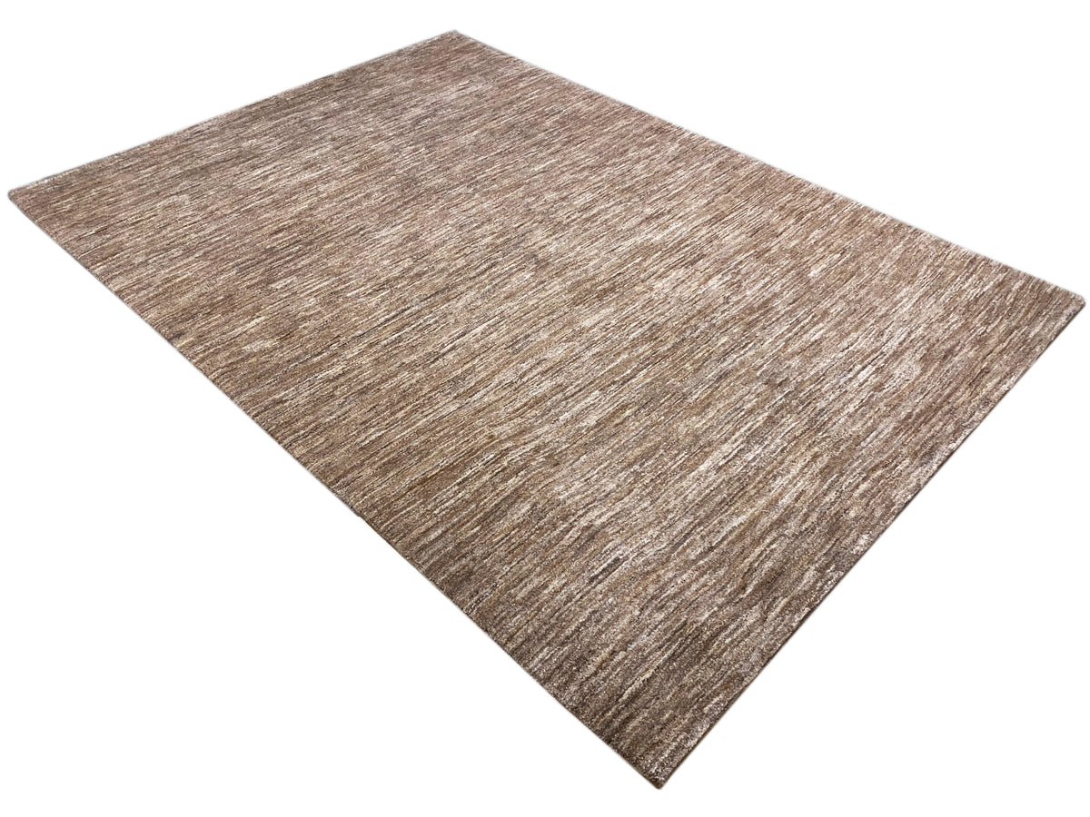 Tappeto Gabbeh marrone-beige mélange, pelo corto, rettangolare