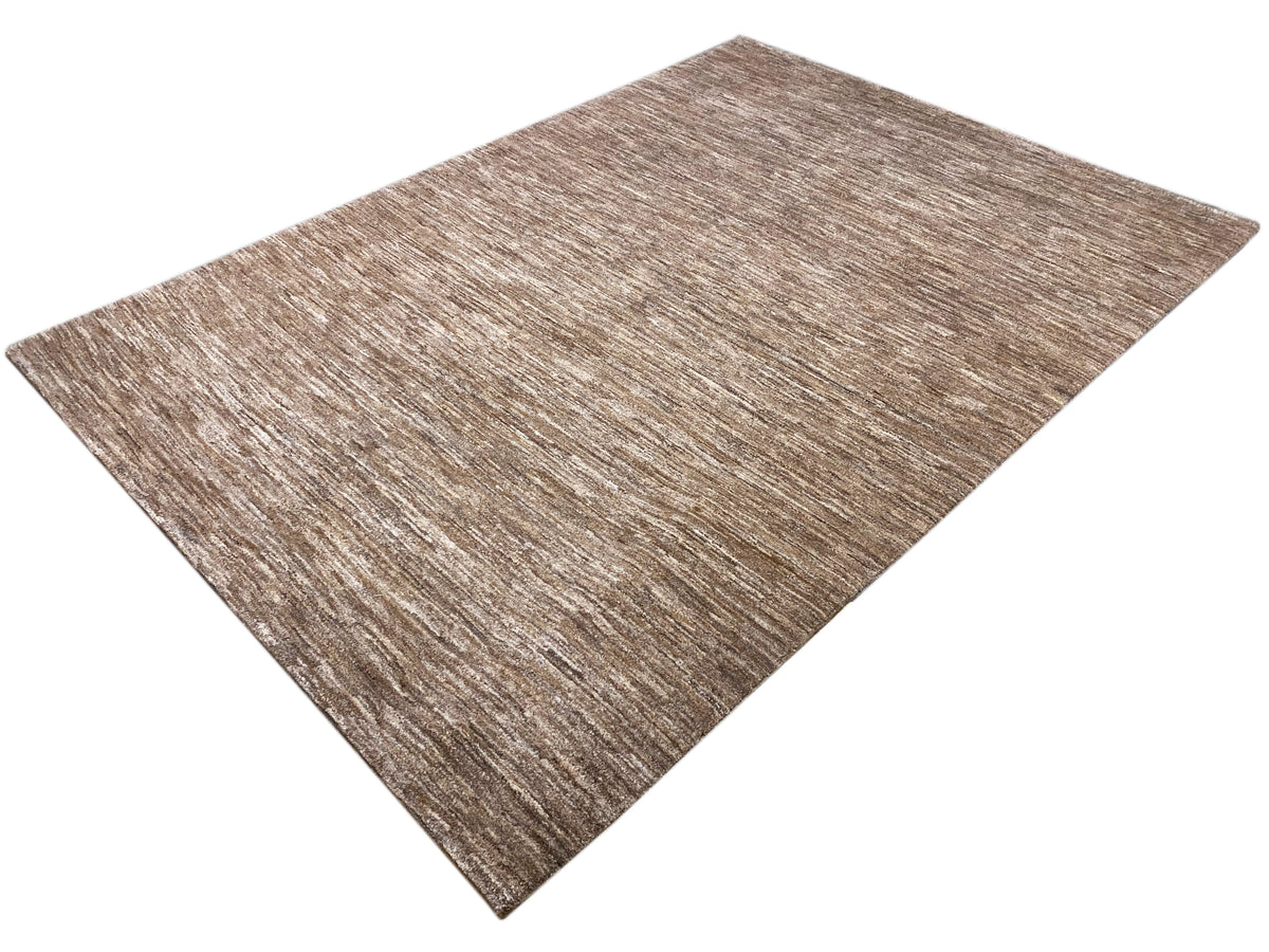 Tappeto Gabbeh rettangolare, marrone-beige mélange, pelo corto