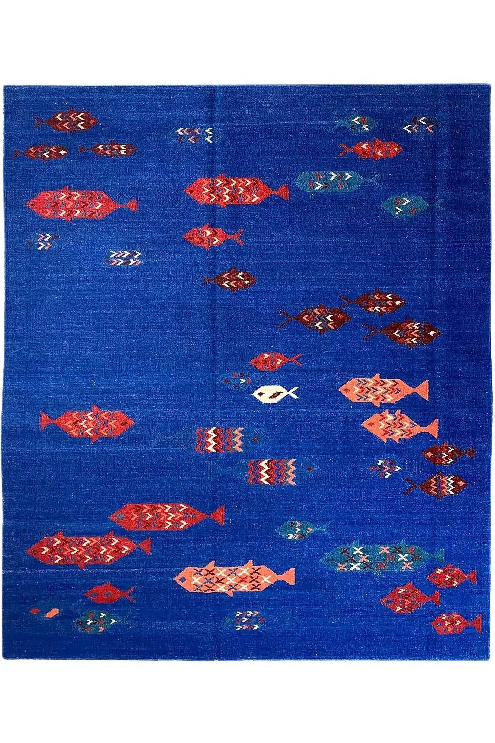 Kilim Qashqai - 13874 (239x176 cm) - Premium Kelim from German Carpet Shop - Just €480! Shop now at German Carpet Shop