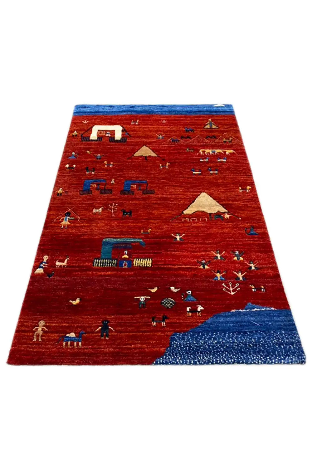 Gabbeh - 32954 - (119x75 cm) - Premium Gabbeh from German Carpet Shop - Just €600! Shop now at German Carpet Shop