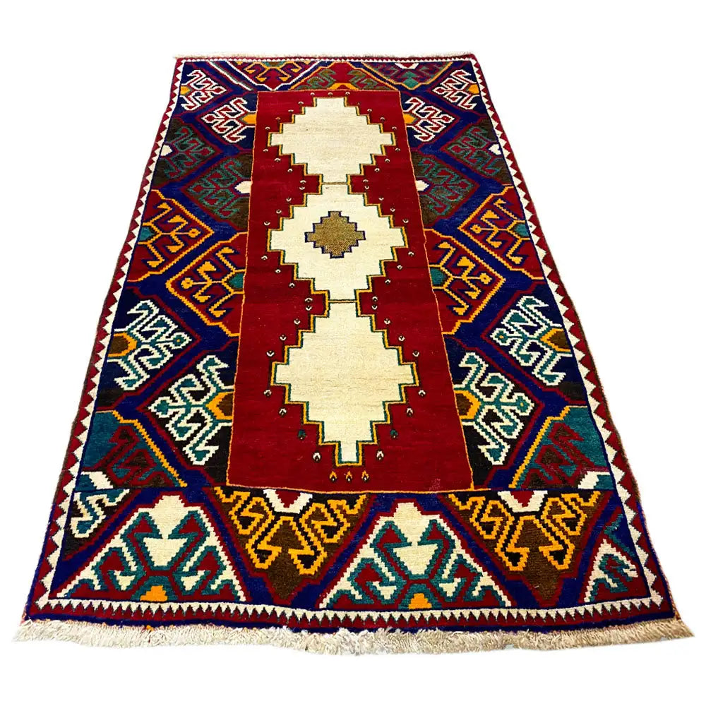 Löwen Gabbeh Teppich - 3498955814 (179x106 cm) - Premium Löwen Gabbeh from German Carpet Shop - Just €500! Shop now at German Carpet Shop