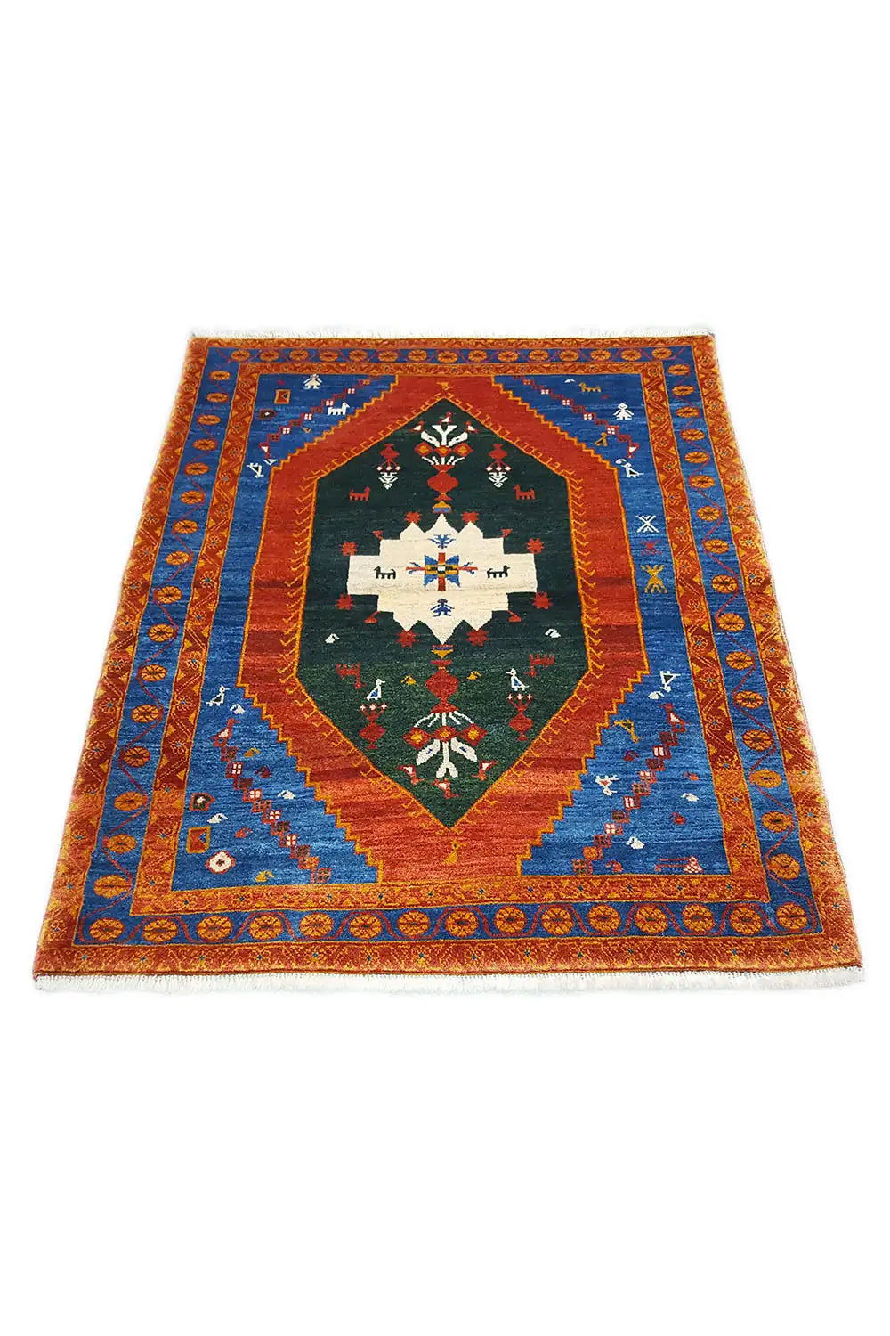 Gabbeh - Lori (150x114 cm) - Premium Teppich from German Carpet Shop - Just €640! Shop now at German Carpet Shop