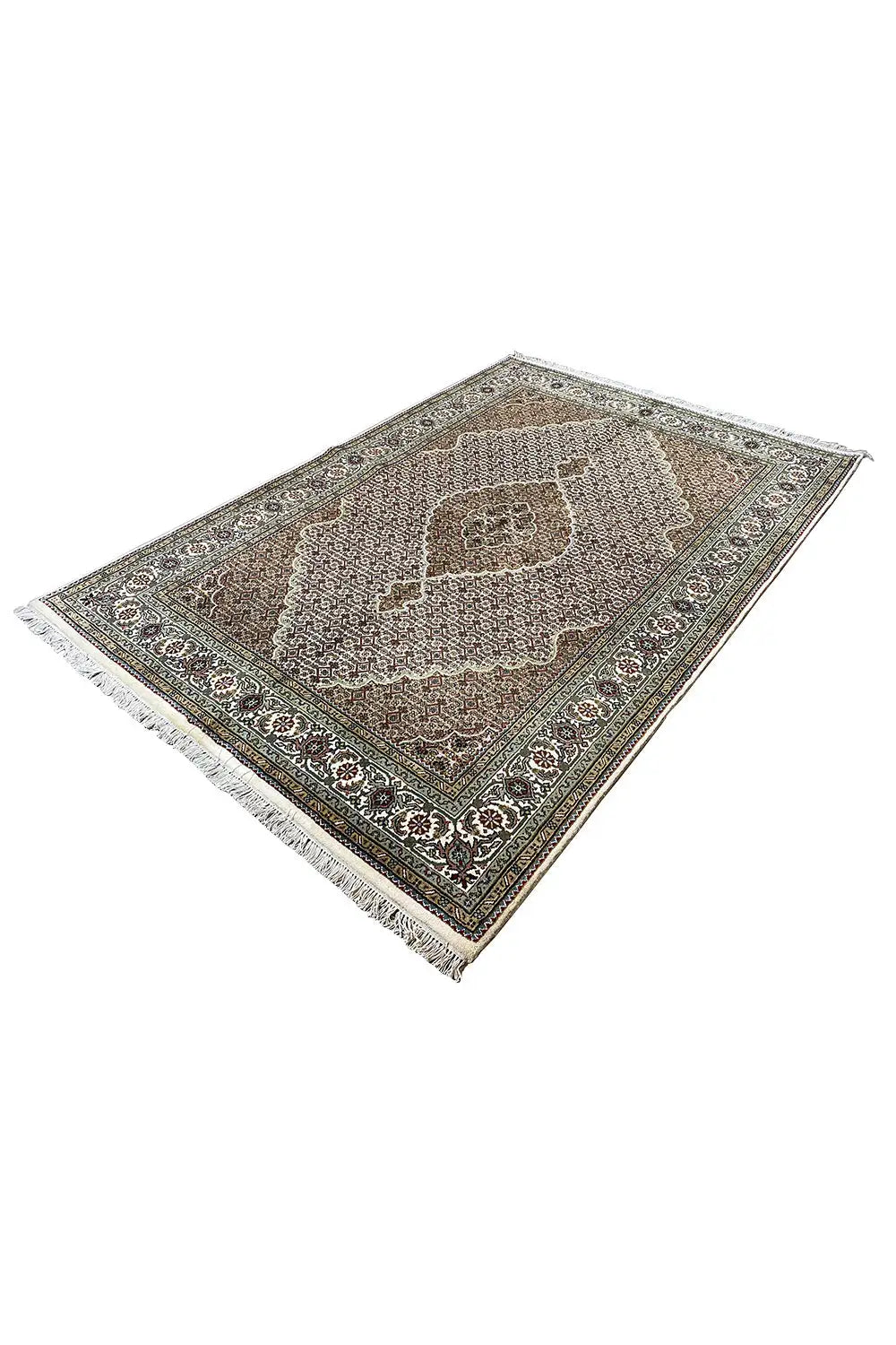 Indo Täbriz Teppich - 419401 (245x170 cm) - Premium Mahi from German Carpet Shop - Just €800! Shop now at German Carpet Shop