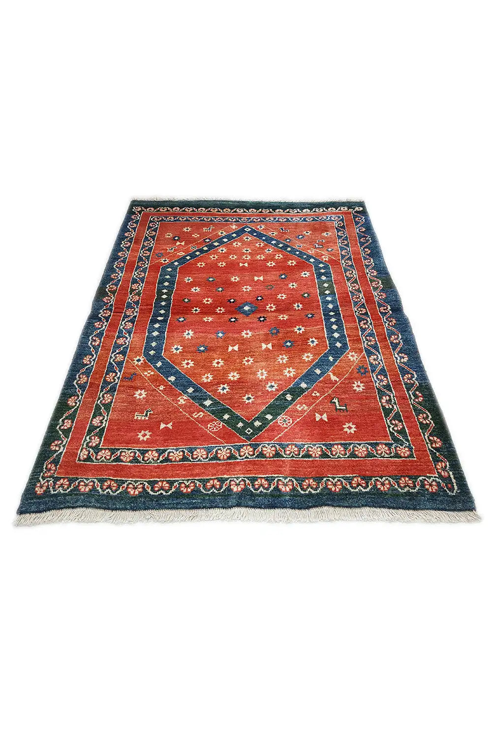 Yalameh Kooh Sabz Teppich - 6816 (150x111 cm) - Premium Teppich from German Carpet Shop - Just €419! Shop now at German Carpet Shop