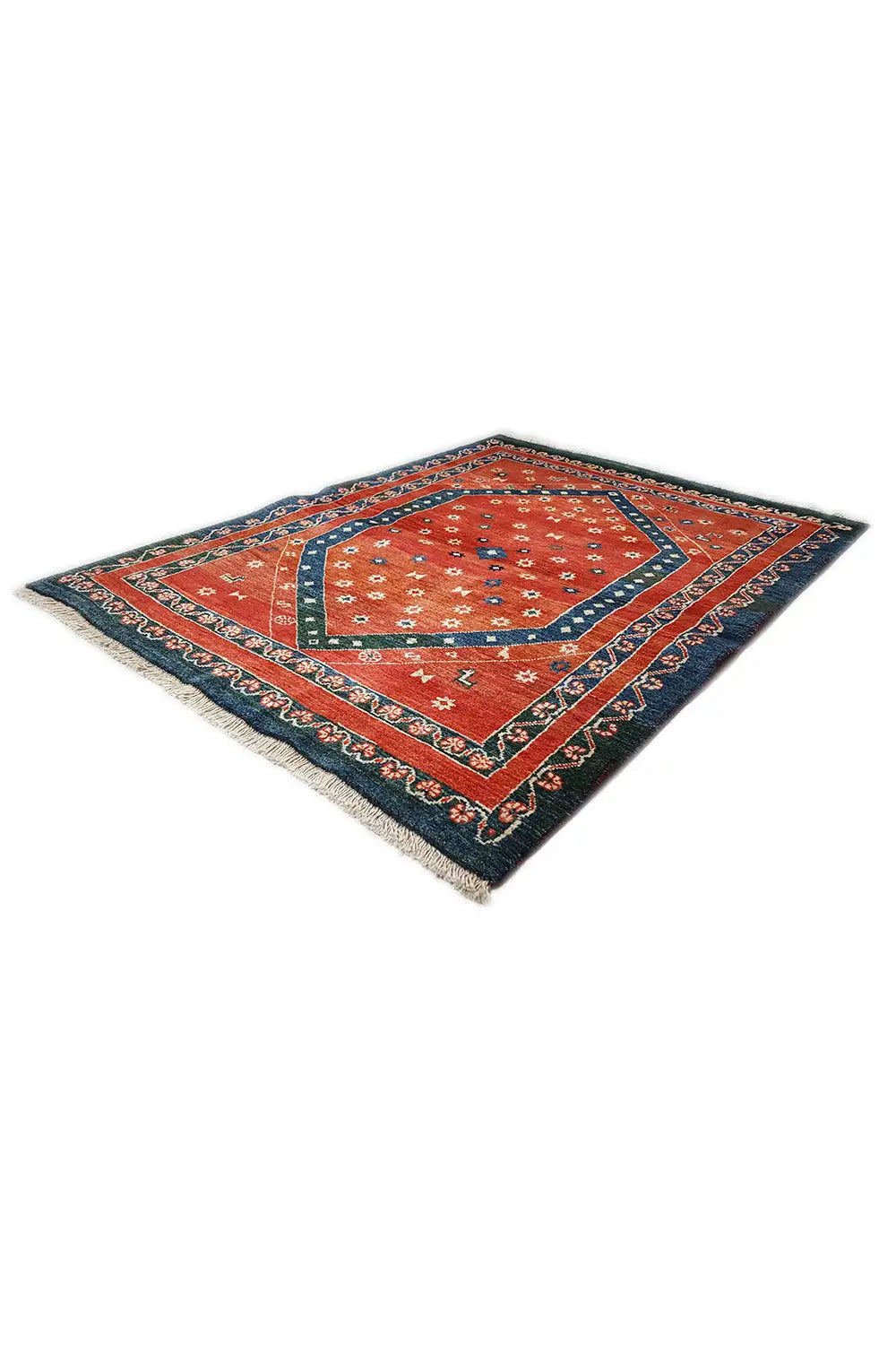 Yalameh Kooh Sabz Teppich - 6816 (150x111 cm) - Premium Teppich from German Carpet Shop - Just €419! Shop now at German Carpet Shop