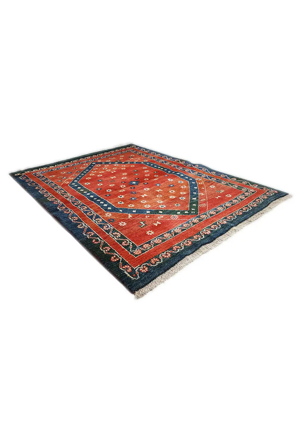 Yalameh Kooh Sabz Teppich - 6816 (150x111 cm) - Premium Teppich from German Carpet Shop - Just €419! Shop now at German Carpet Shop