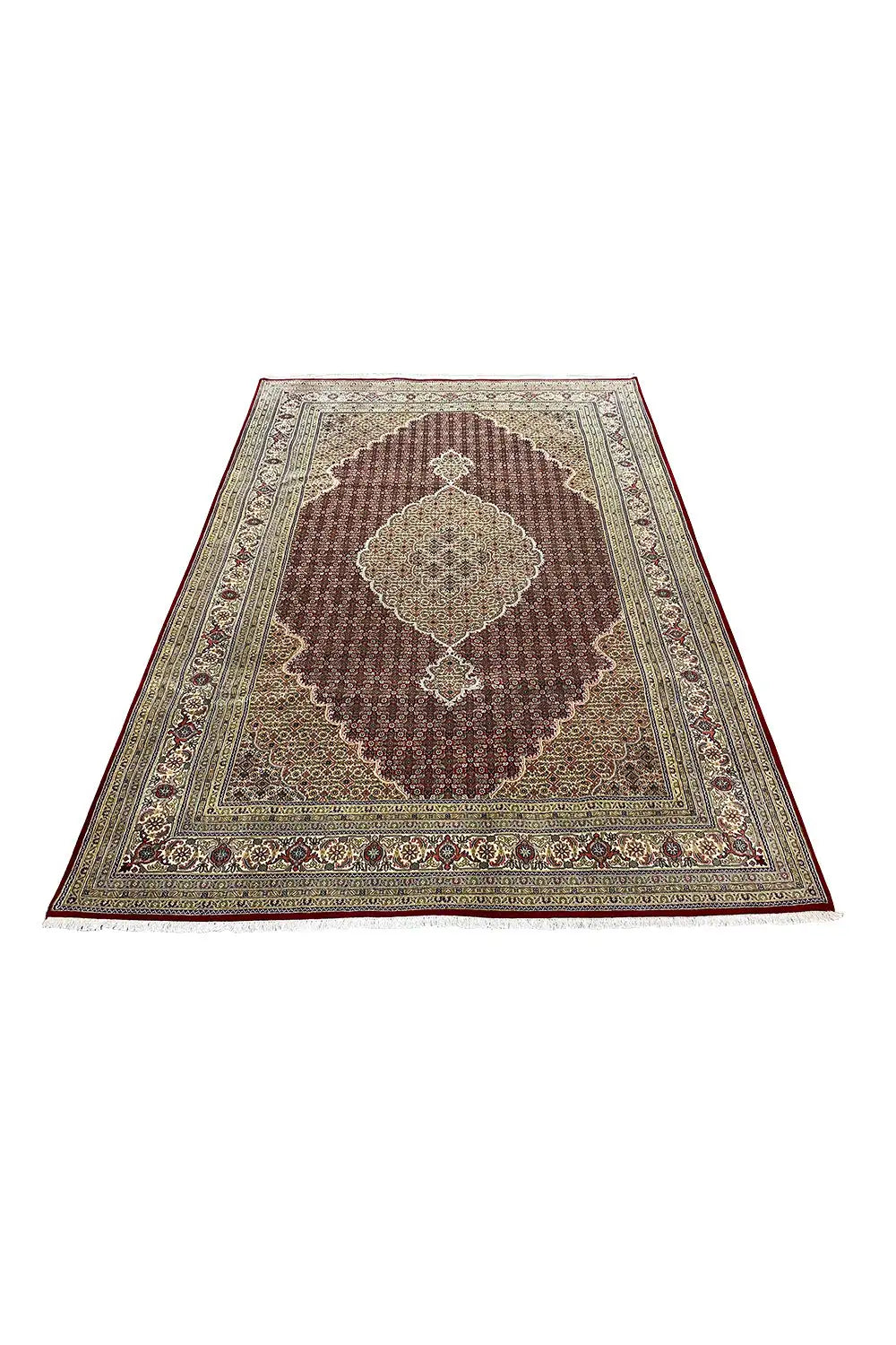 Indo Täbriz Teppich - 719392 (309x199 cm) - Premium Mahi from German Carpet Shop - Just €1500! Shop now at German Carpet Shop