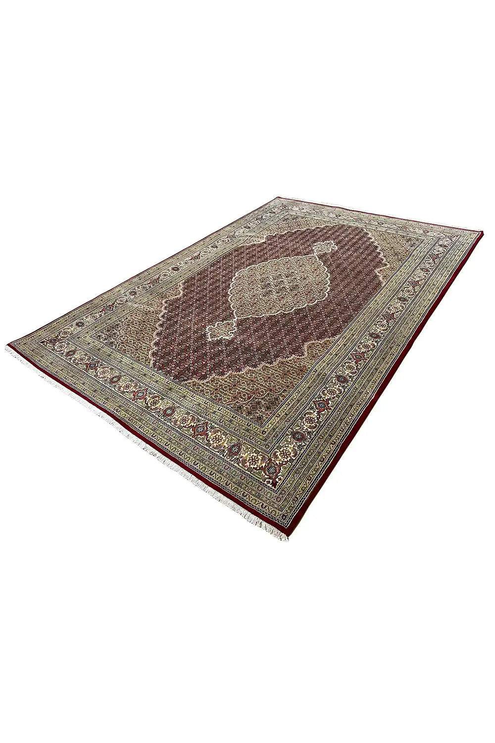 Indo Täbriz Teppich - 719392 (309x199 cm) - Premium Mahi from German Carpet Shop - Just €1500! Shop now at German Carpet Shop
