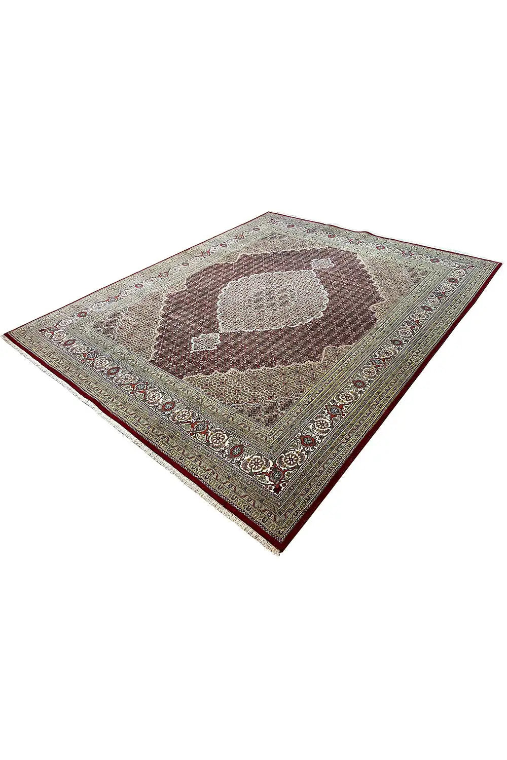 Indo Täbriz Teppich - 919397 (305x247 cm) - Premium Mahi from German Carpet Shop - Just €1875! Shop now at German Carpet Shop