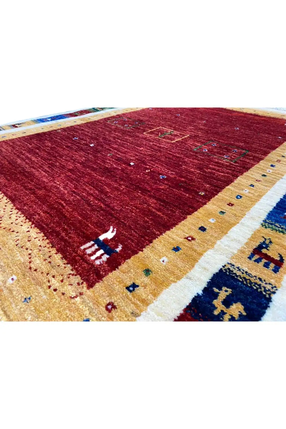 Gabbeh - (123x80 cm) - Premium Gabbeh from German Carpet Shop - Just €650! Shop now at German Carpet Shop